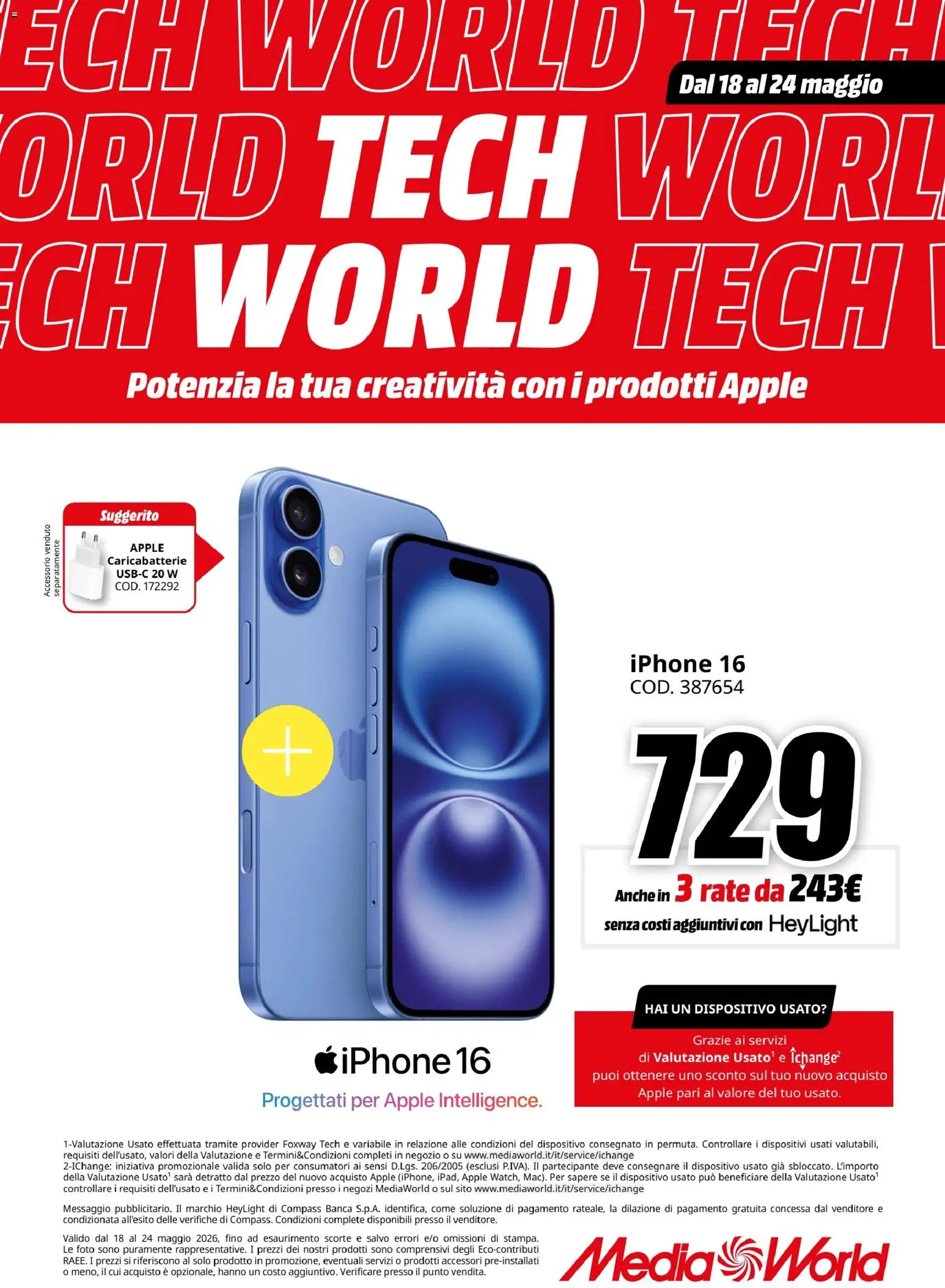 Volantino Media World del 18.05.2026 | Pagina: 7