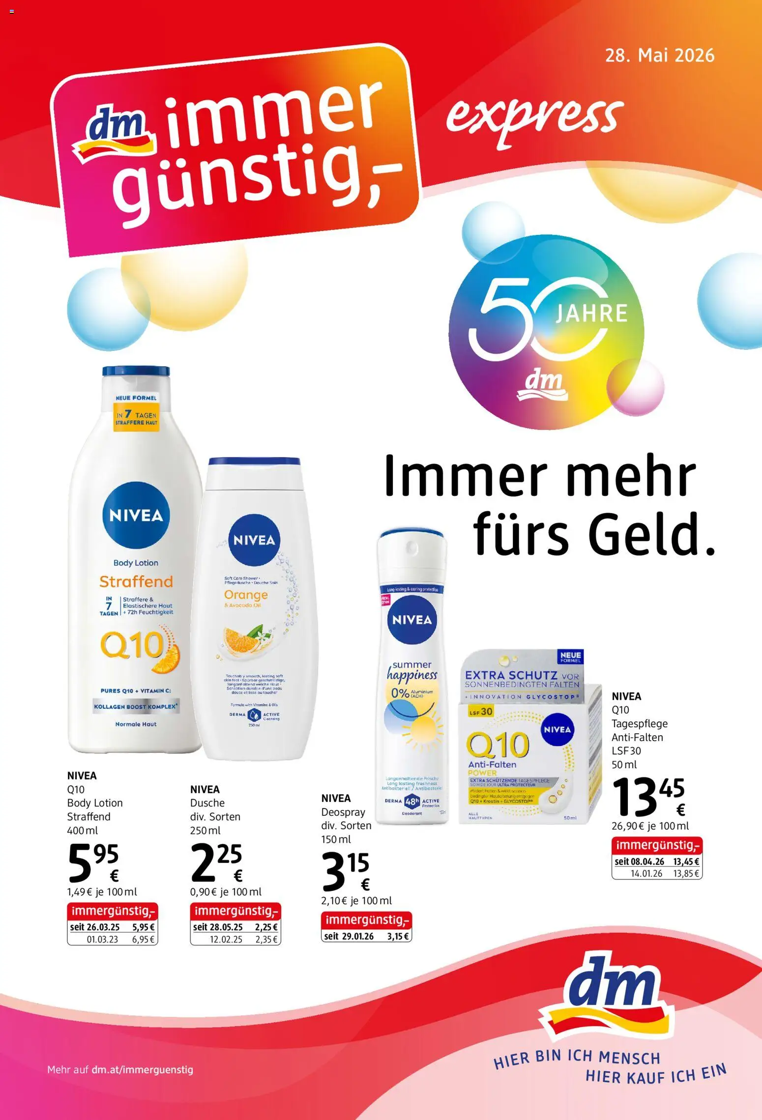 dm drogerie markt Flugblatt Juni 2026 gültig ab 28.05.2026 | Seite: 1 | Produkte: Avocado, Dusche, Deodorant