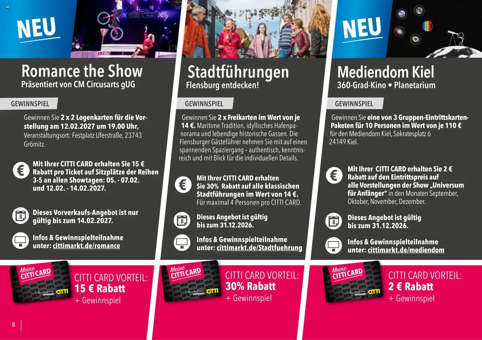 CITTI Markt Vorteilsheft – gültig ab 21.09.2026 | Seite: 8 | Produkte: Flensburger