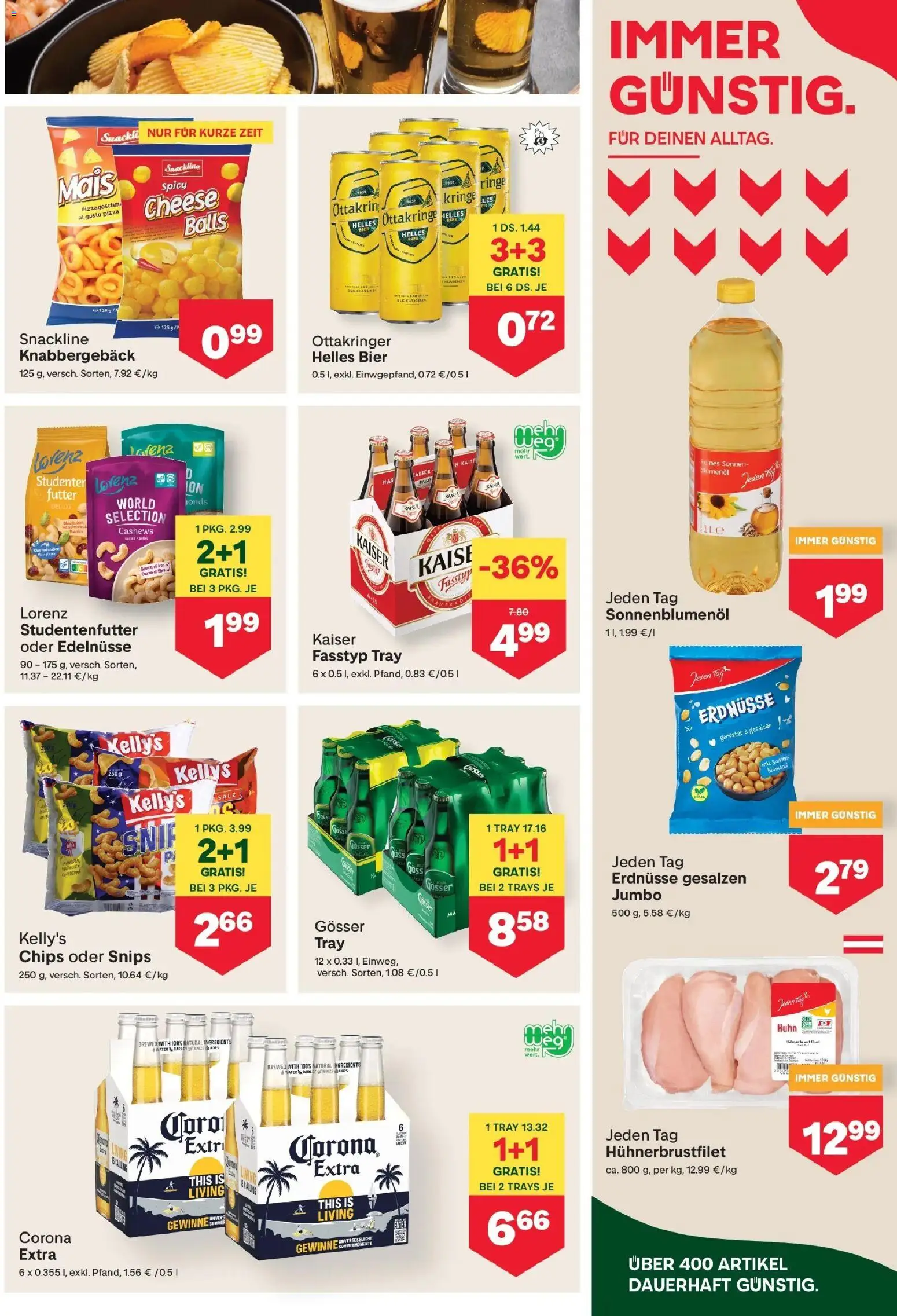 MPREIS Pfunds gültig ab 02.07.2026 | Seite: 9 | Produkte: Chips, Salz, Pizza, Bier