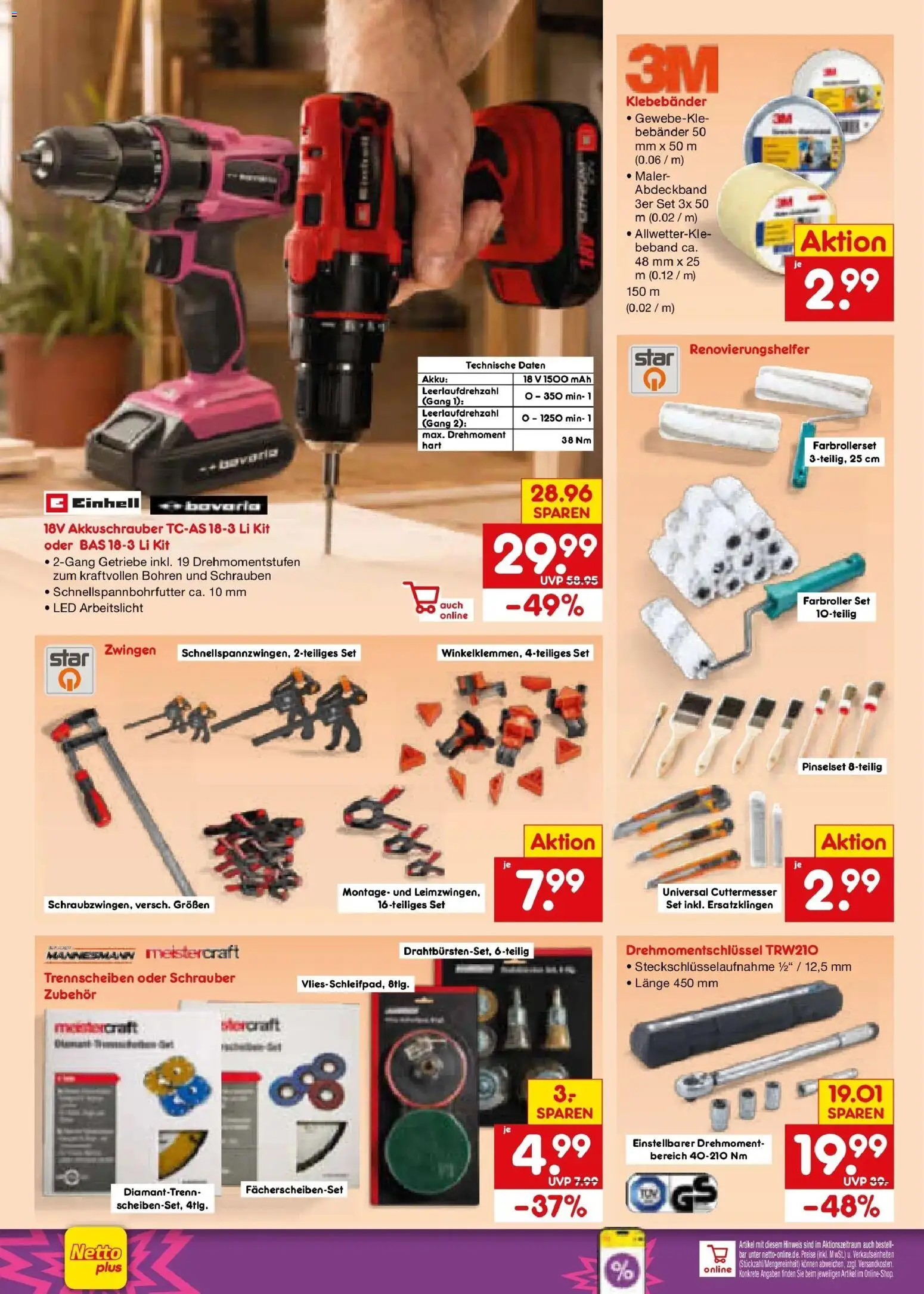Netto Marken-Discount Prospekt Berlin-Prenzlauer Berg – gültig ab 21.09.2026 | Seite: 40 | Produkte: Akkuschrauber