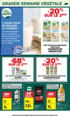 Carrefour - Prévisualisation de NOISETTE VÉGÉTAL, Boisson végétale noisette valide à partir de 22/09/2026 | Page: 47