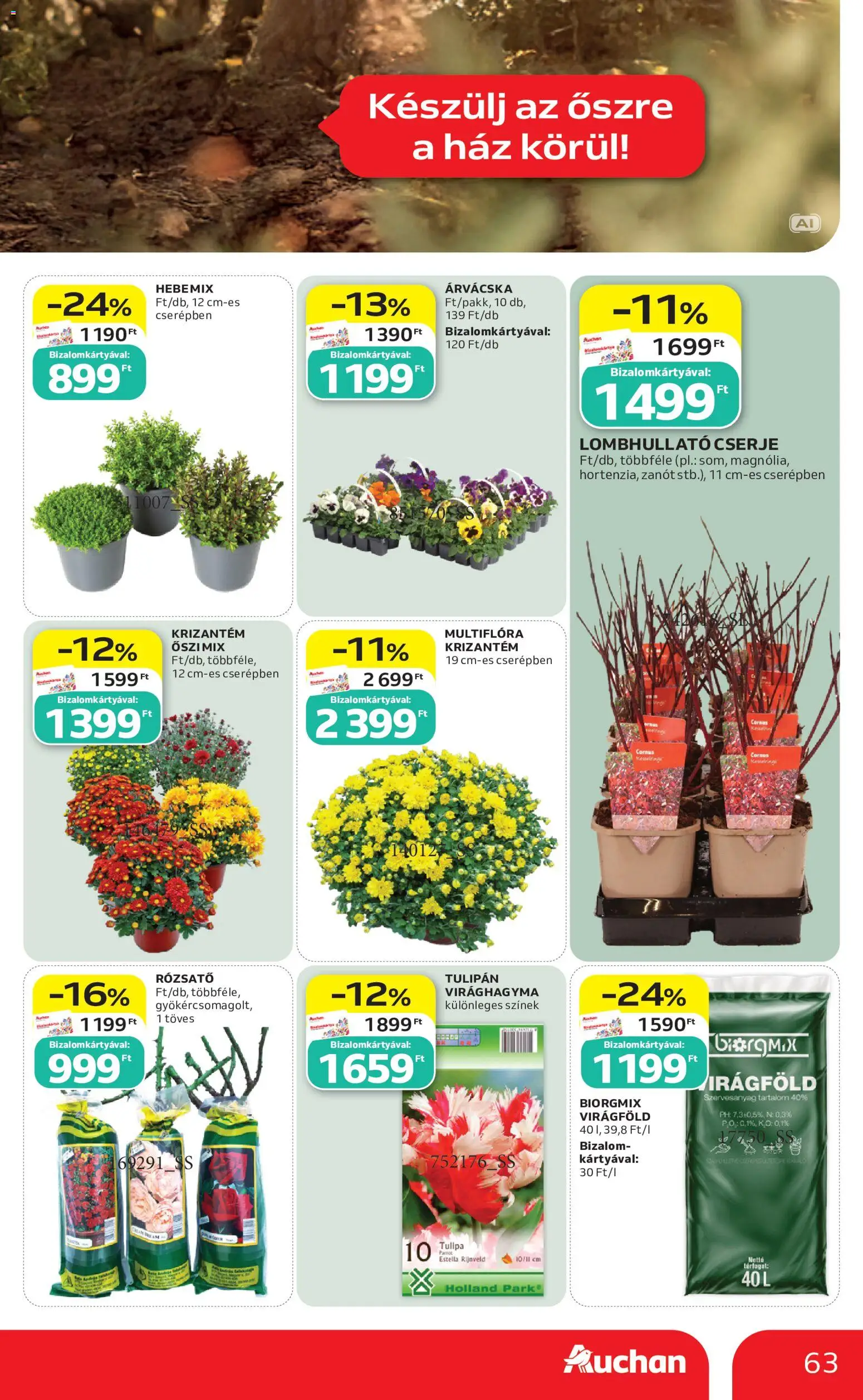 Auchan akciós ujság - amely érvényes a következő dátumtól: 2026.09.03. | Oldal: 63