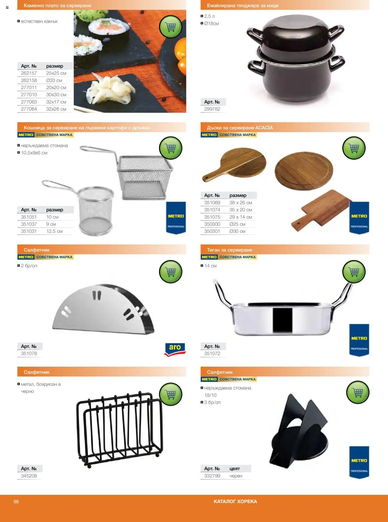 {H1} | Страница: 98 | Продукти: Картофи, Тиган, Тенджера, Кошница