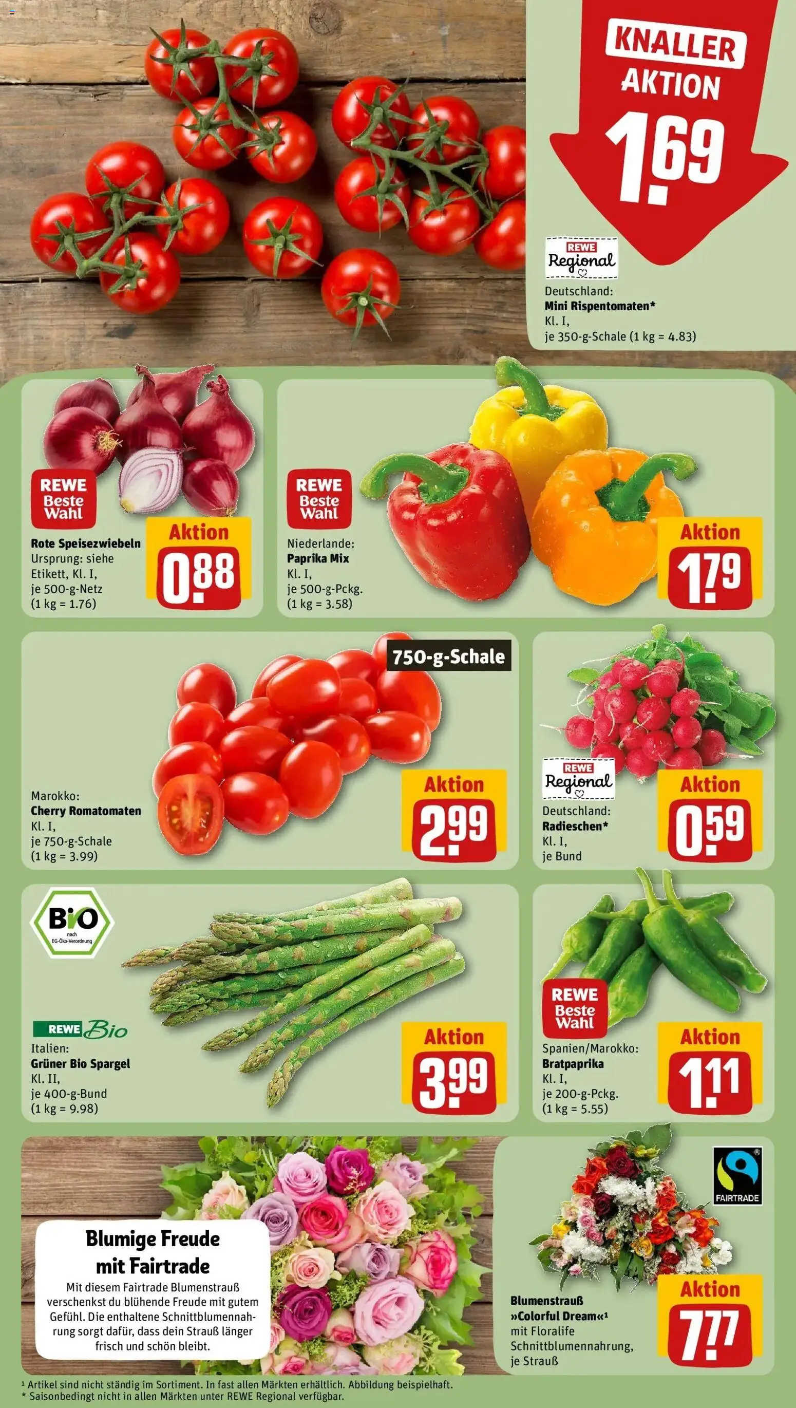 Rewe Prospekt Giengen An Der Brenz	 – gültig ab 10.05.2026 | Seite: 9 | Produkte: Spargel, Paprika