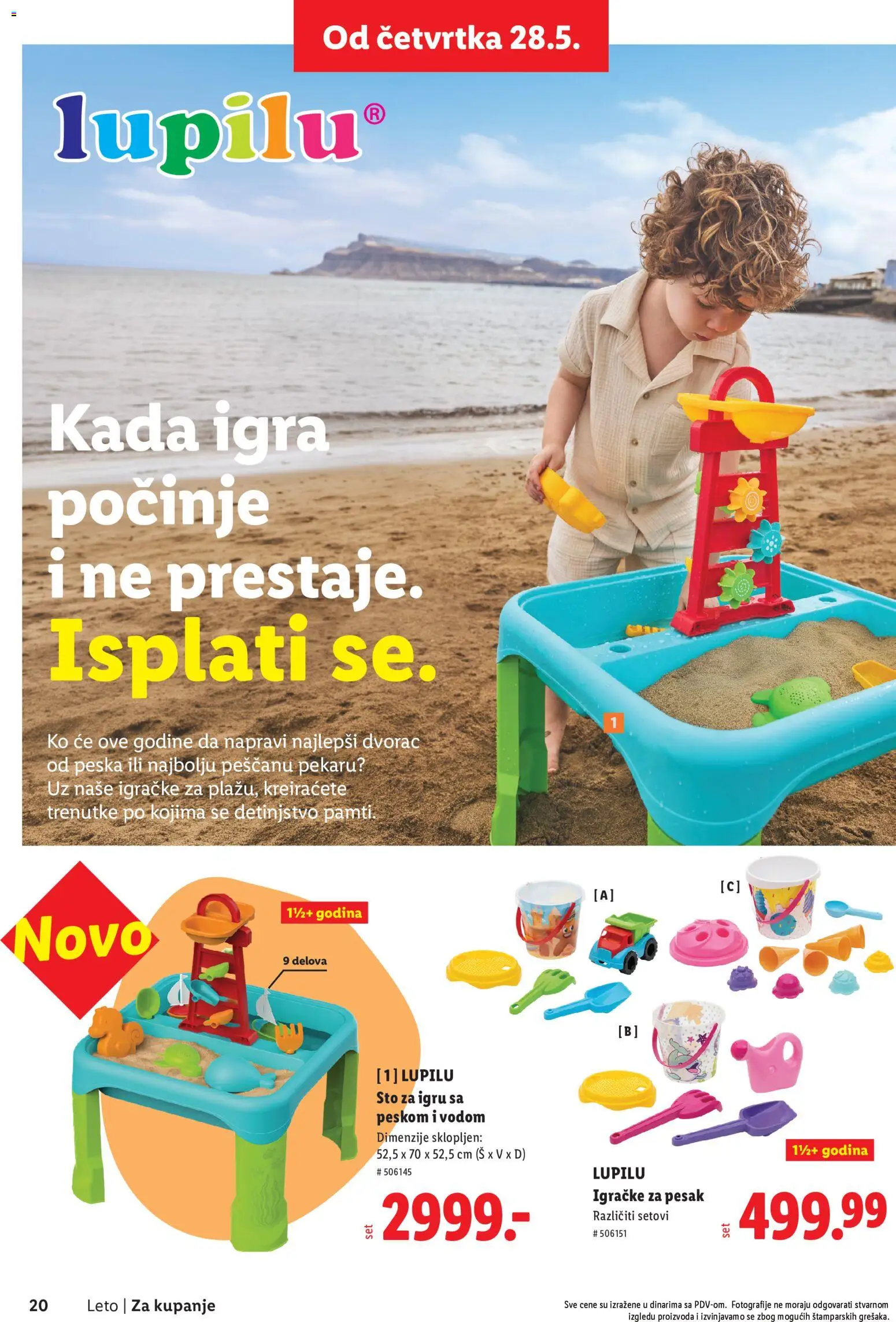 Lidl katalog - važi od 28.05.2026 | Strana: 20 | Proizvode: Sto