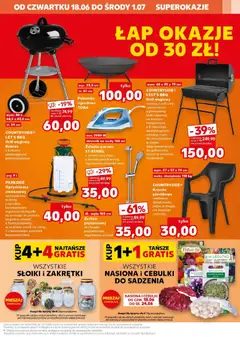 Pogląd oferty "Kaufland gazetka - Złap Okazje" - ważna od 18.06.2026 | Strona: 15 | Produkty: Opryskiwacz, Pasek, Ruszt, Nasiona