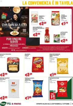Anteprima del volantino PAM volantino Occasioni Extra valido a partire dal 24/09/2026 | Pagina: 11 | Prodotti: Microonde, Riso, Latte, The