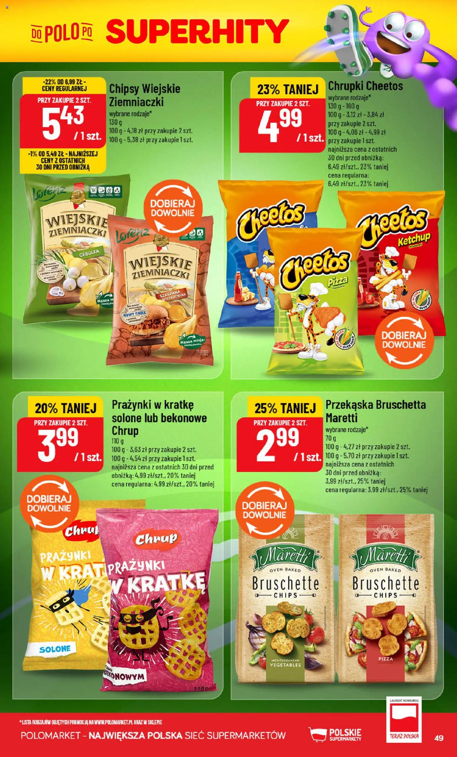 POLOmarket gazetka od 22.07.2026 | Strona: 49 | Produkty: Ketchup, Ziemniaczki, Pizza, Wieprzowina