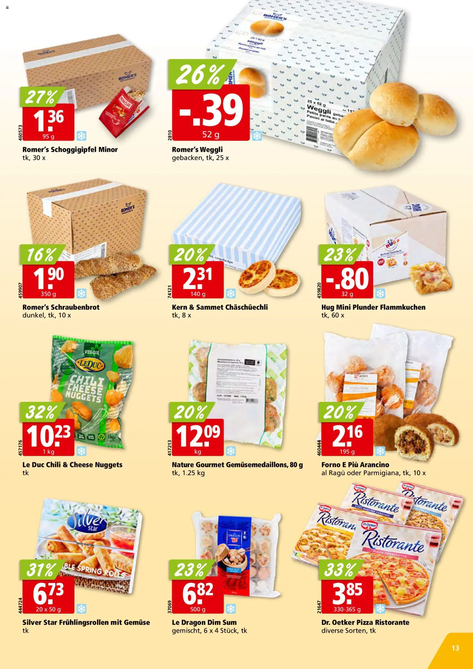 Aligro aktionen – gültig ab 14.09.2026 | Seite: 13 | Produkte: Pizza, Chili, Gemüse