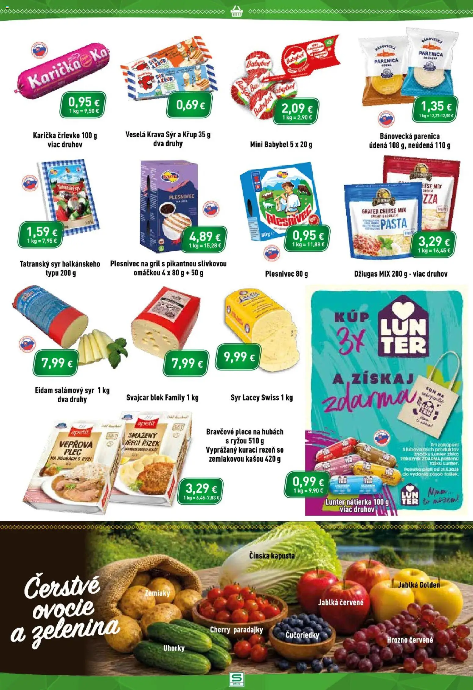 Nové Sintra akcie – leták je platný od 21.05.2026 | Strana: 7 | Produkty: Gril, Paradajky, Zemiaky