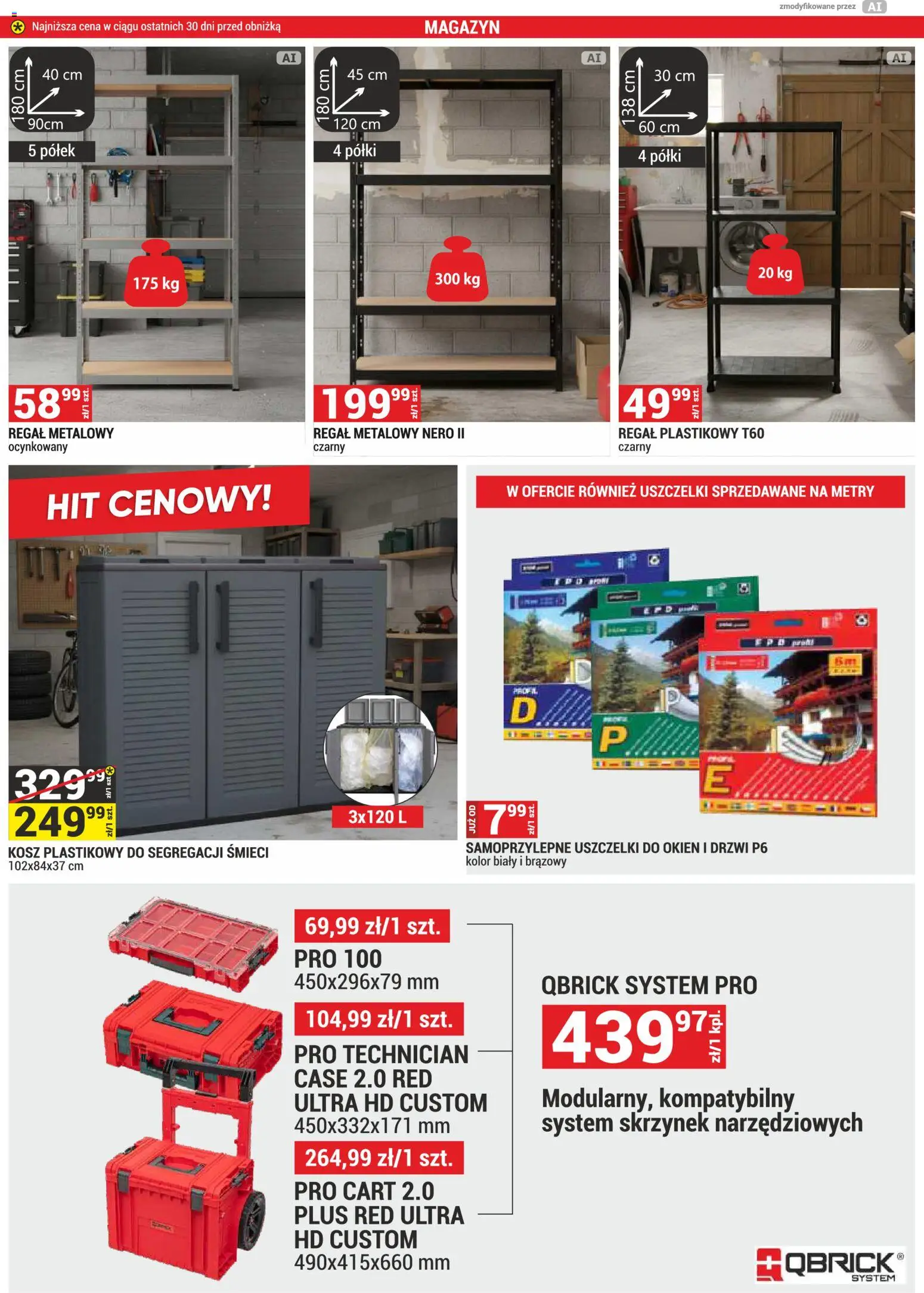 Merkury Market gazetka od 01.10.2026 | Strona: 20 | Produkty: Regał metalowy, Kosz, Drzwi, Regał