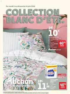Auchan Linge de maison & déco - Voorbeeld van een folder van Auchan, geldig van 02.06.2026