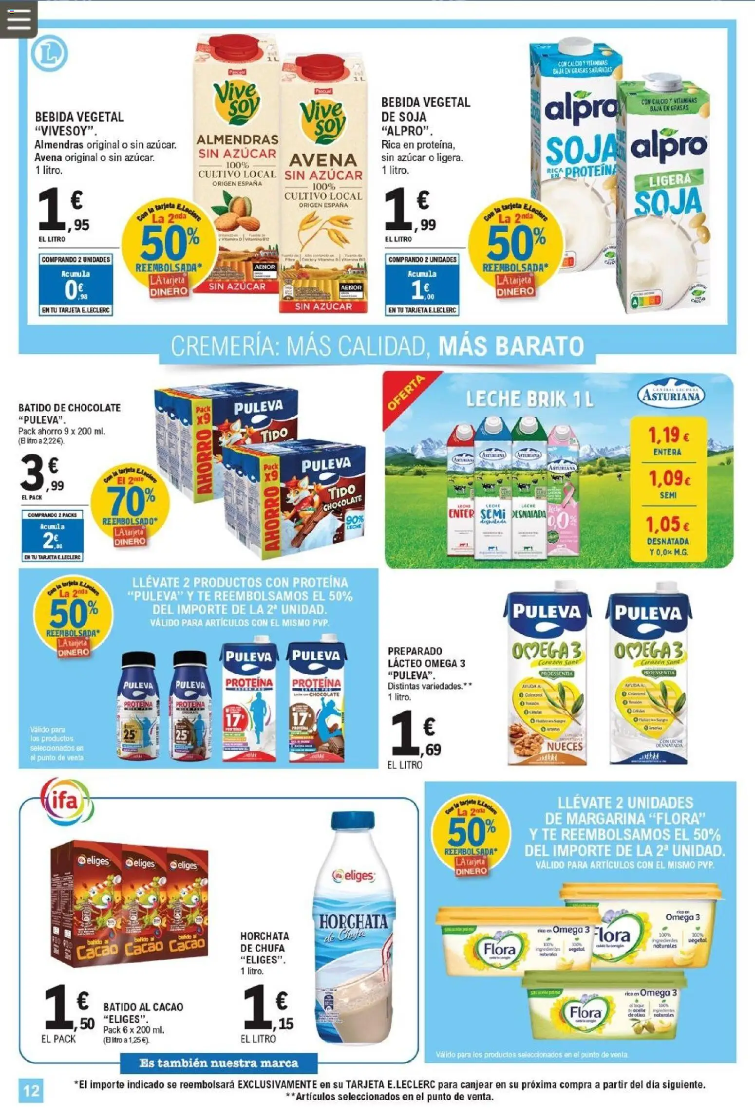 E.Leclerc folleto │ válido desde el 06.05.2026 | Página: 12 | Productos: Δοχείο φοντί, Κρεμάστρα, Té, Margarina