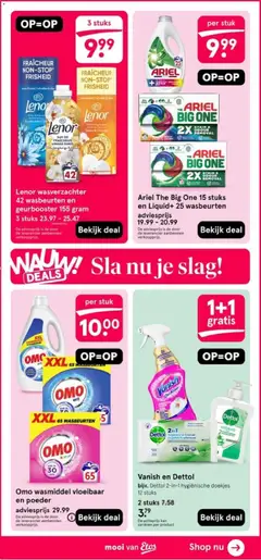 Etos folder - Wau - Voorbeeld van een folder van Etos, geldig van 28-09-2026 | Pagina: 60 | Producten: Wasmiddel, Wasverzachter, Sla, Kan
