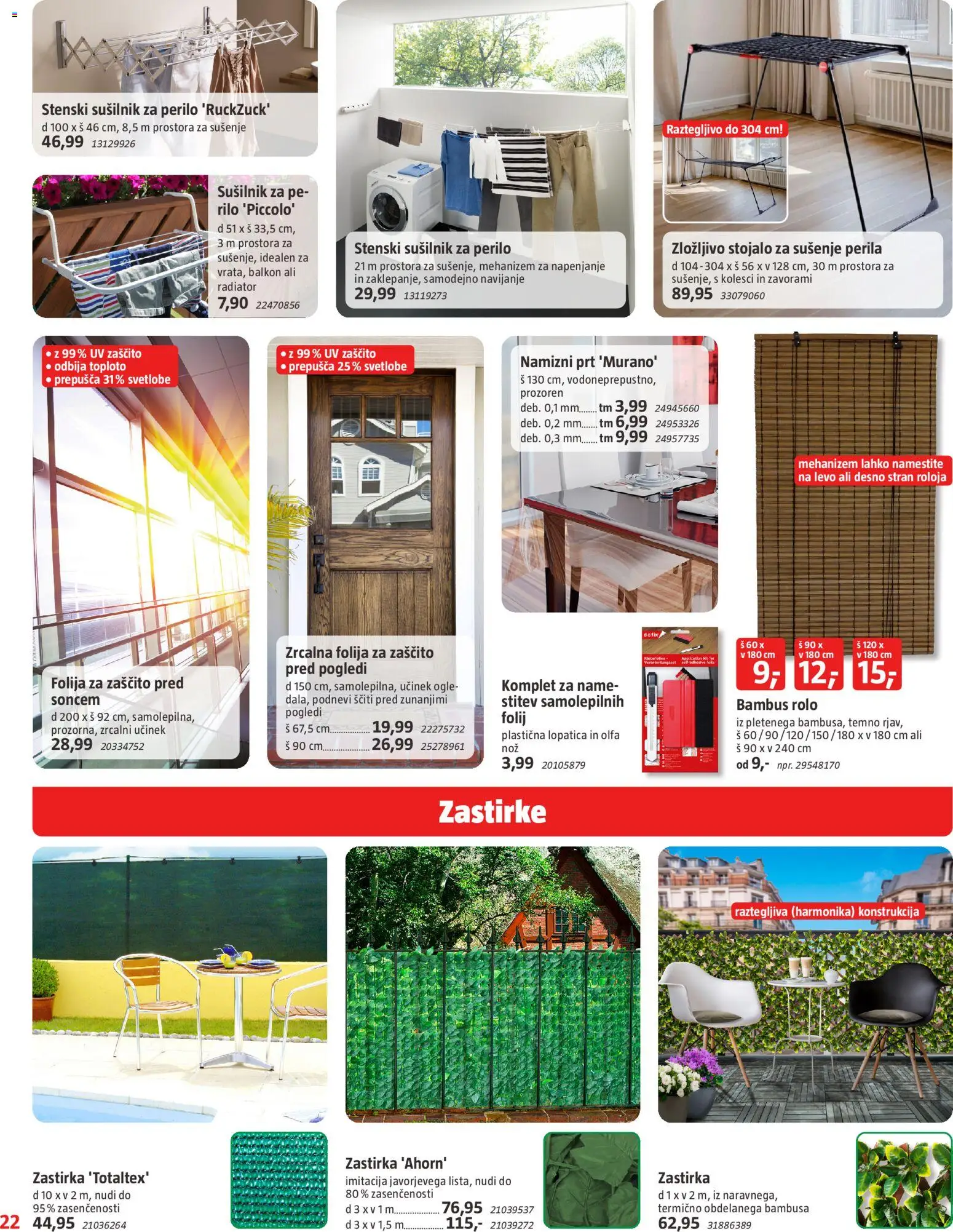 Novi Bauhaus katalog ponudbe – veljaven od 15.07.2026 | Stran: 22 | Izdelki: Radiator, Rolo, Zastirka, Folija