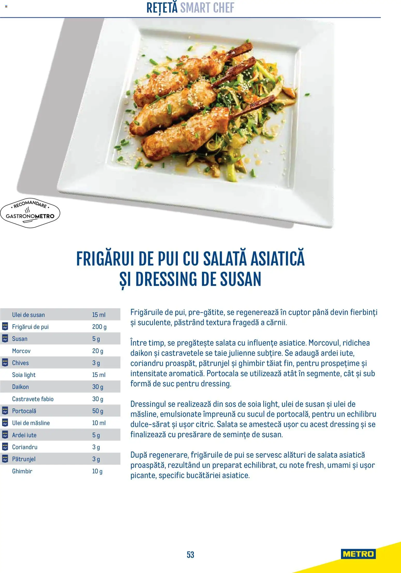 Noul catalog Metro – valabil de la 21.04.2026 | Pagină: 53 | Produse: Pui, Ardei iute, Ulei, Salată