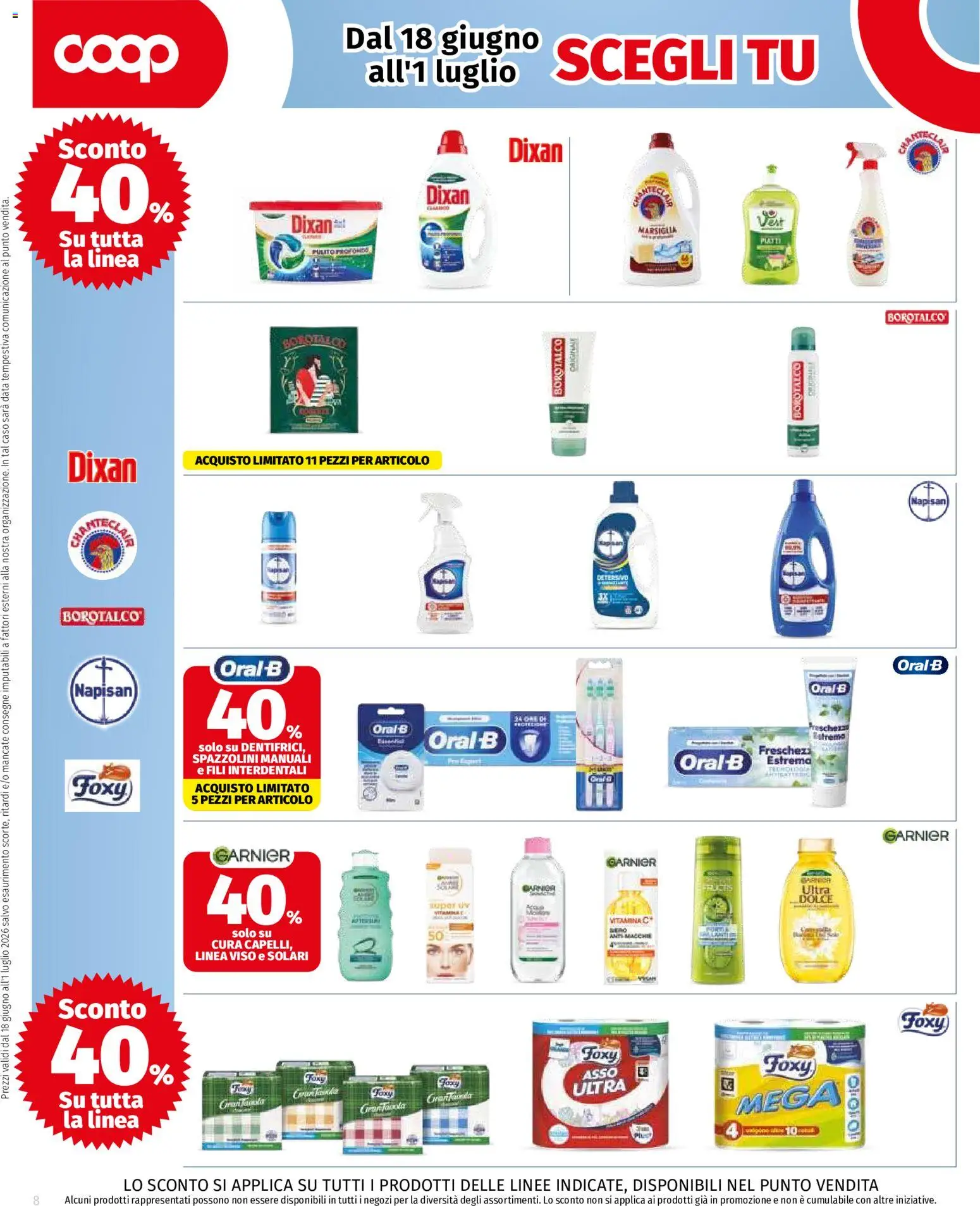 Volantino COOP del 18.06.2026 | Pagina: 8 | Prodotti: Data