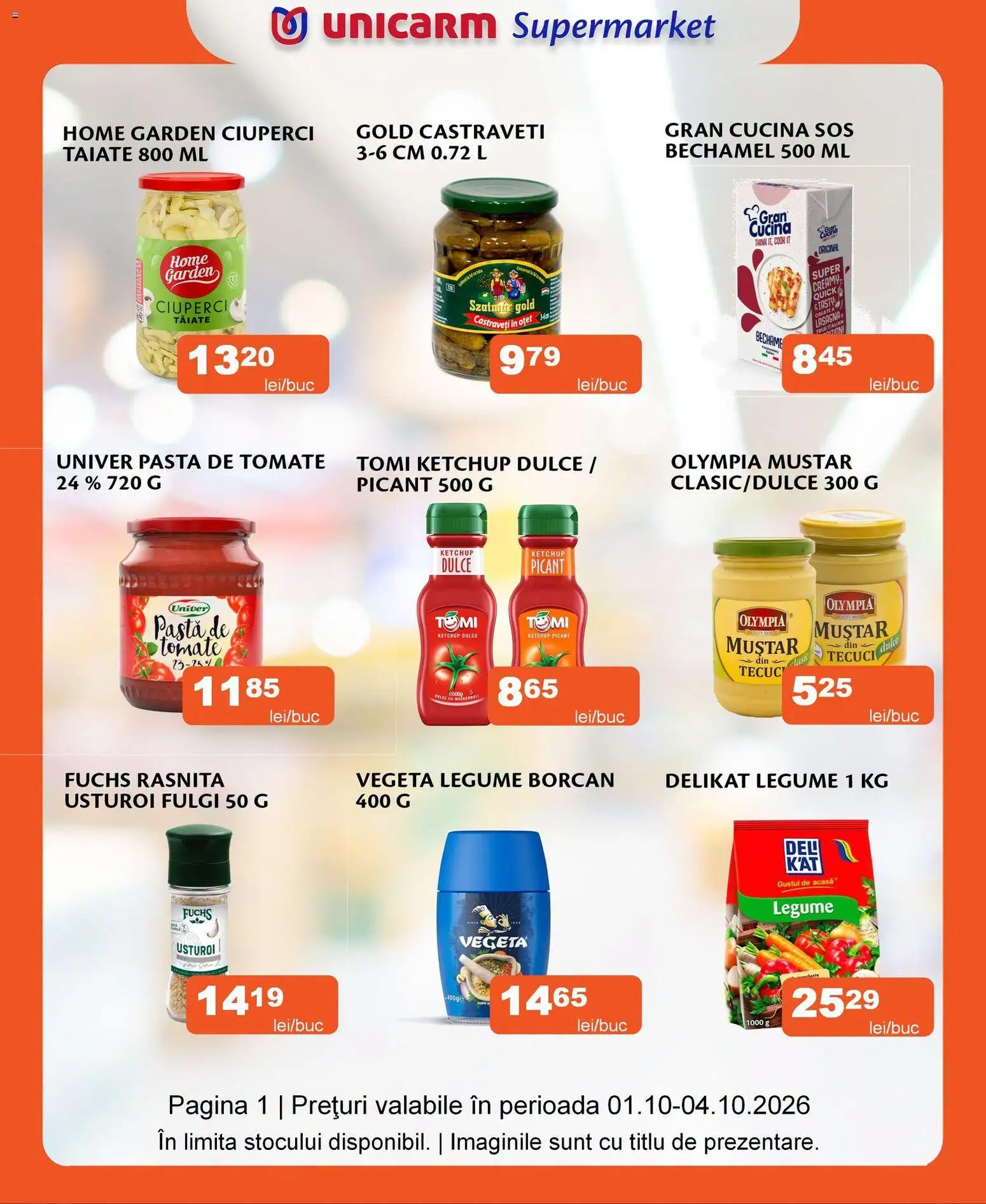 Unicarm Catalog Prețuri de weekend Joi, 1 Octombrie