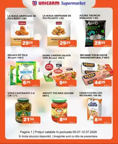 Ofertele Unicarm valabile de la 09.07.2026