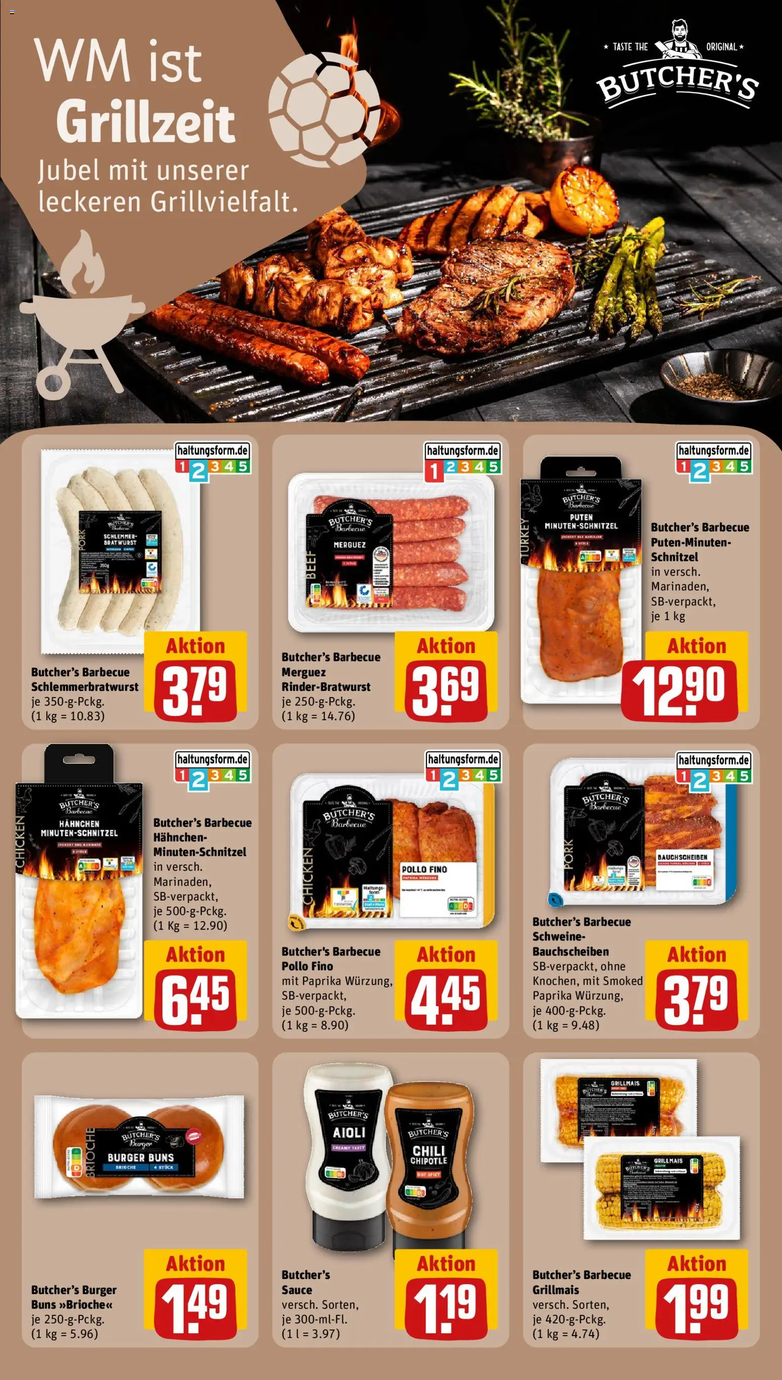 Rewe ihr Kaufpark Prospekt – gültig ab 08.06.2026 | Seite: 13 | Produkte: Bratwurst, Burger, Schnitzel, Paprika