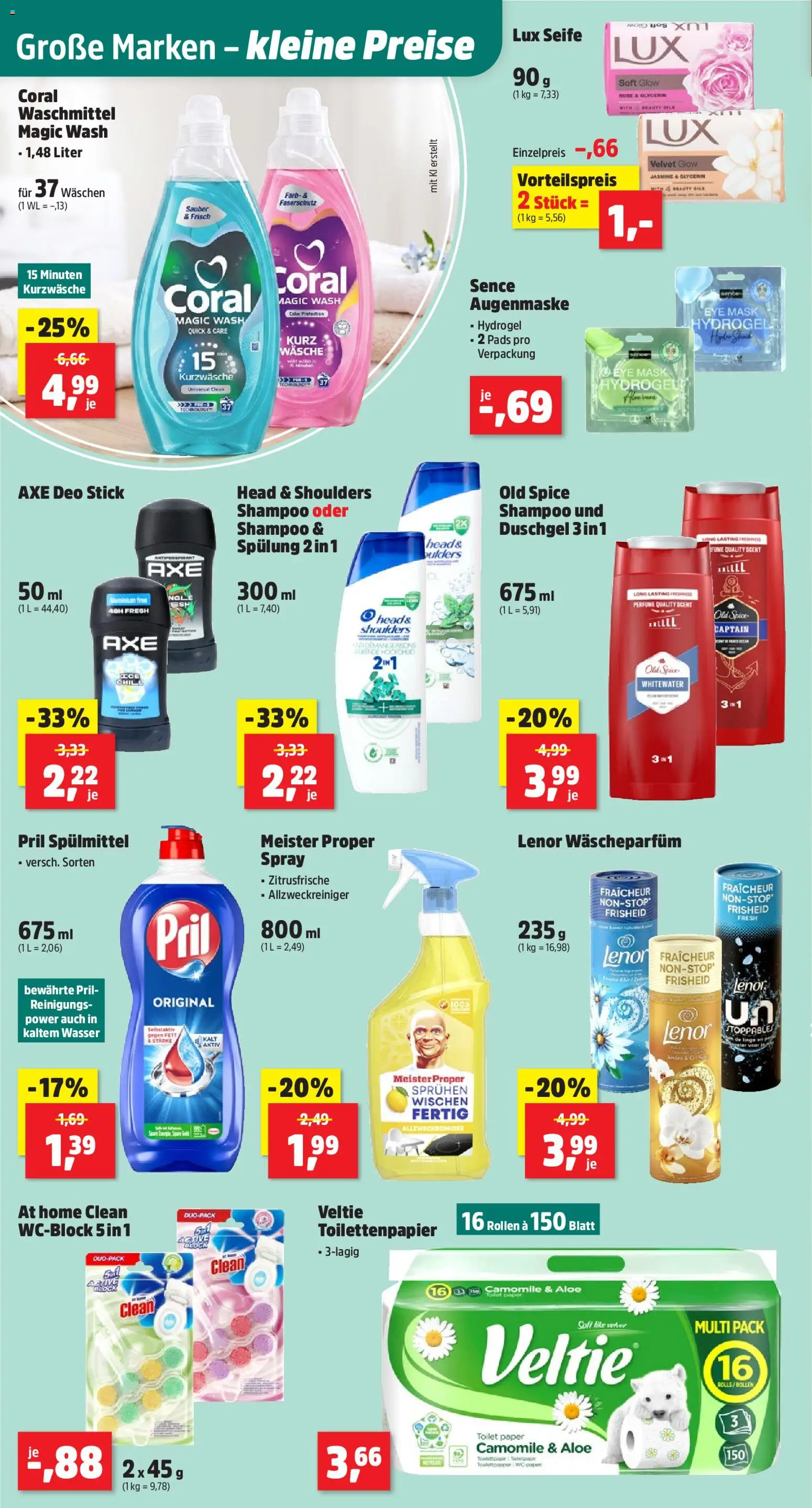 Thomas Philipps Prospekt – gültig ab 05.10.2026 | Seite: 14 | Produkte: Lenor, Head & shoulders, Axe, Deo Stick