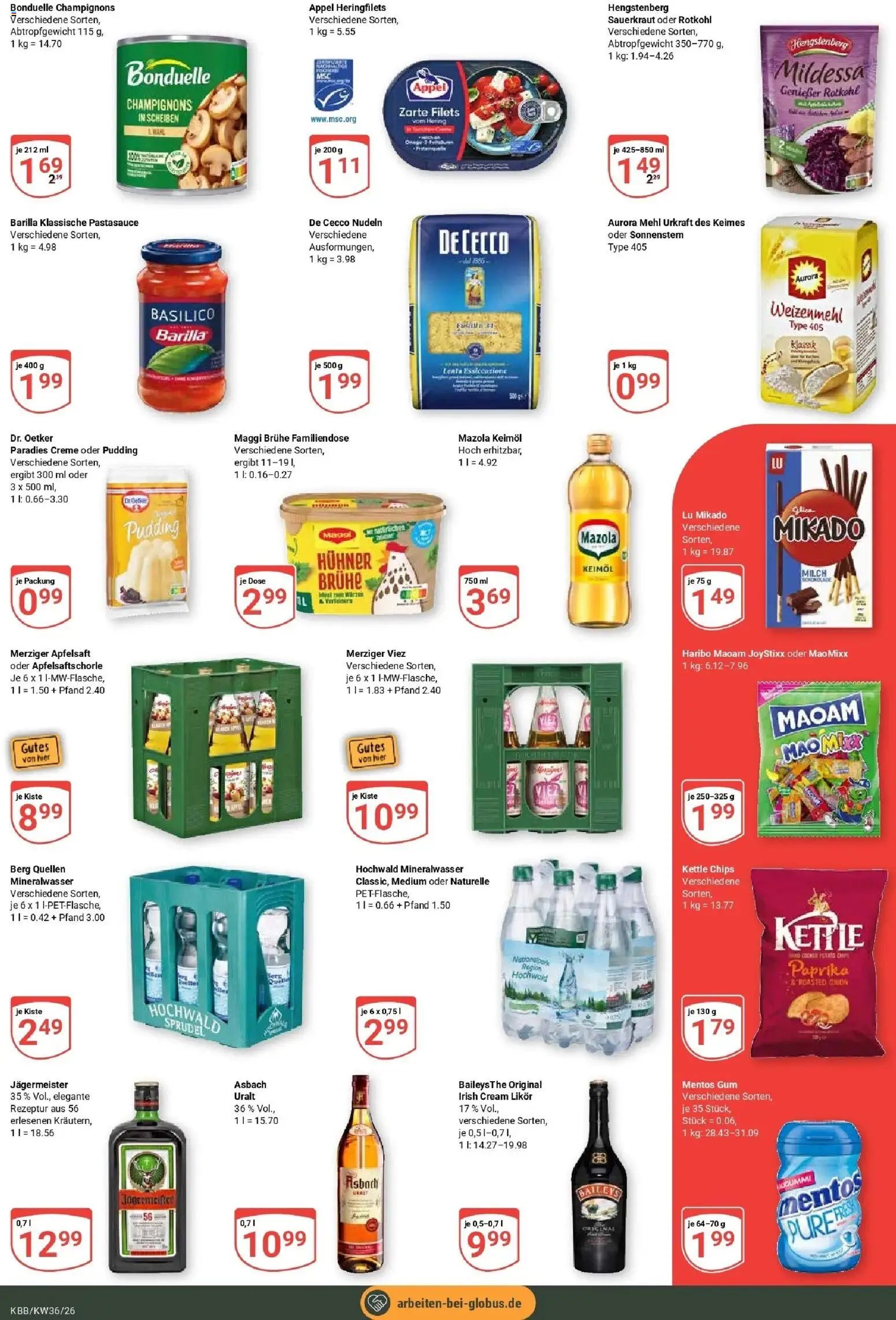 Globus Prospekt Koblenz-Bubenheim (ab 31.08.2026) » Angebote online | Seite: 5 | Produkte: Rotkohl, Weizenmehl, Mineralwasser, Paprika