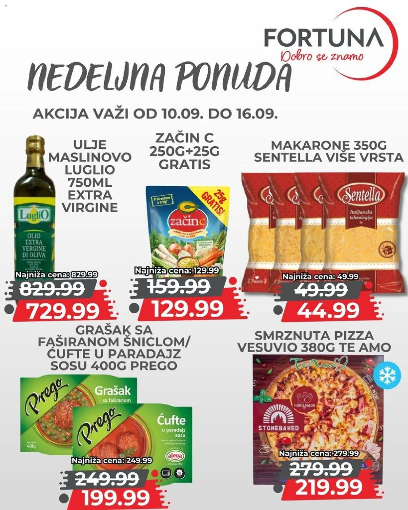 Fortuna Market katalog - važi od 10.09.2026 | Strana: 7 | Proizvode: Grašak, Ulje, Paradajz