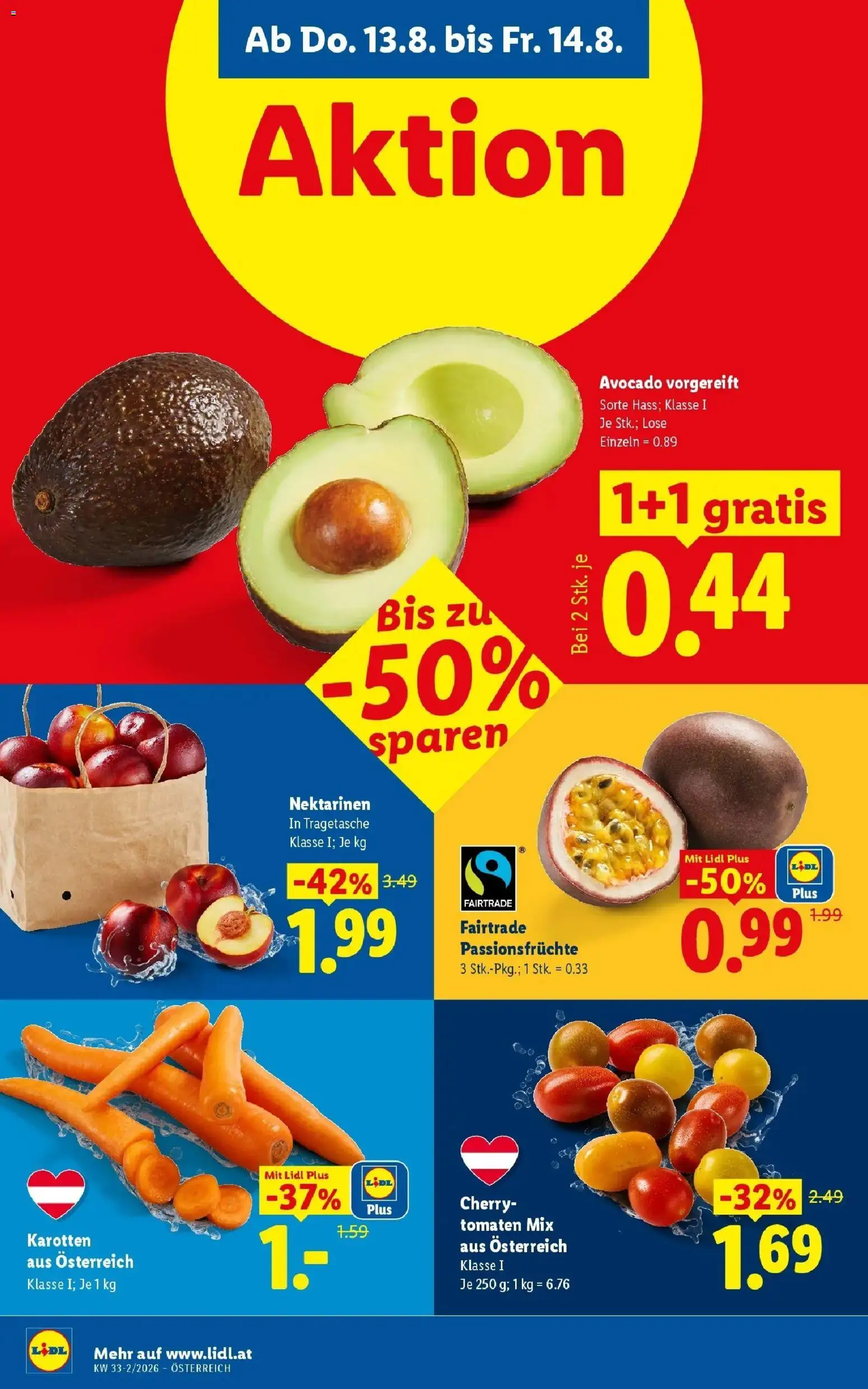 Lidl - Lidl ab 13.08.2026 - Angebote ab donnerstag | Seite: 6 | Produkte: Avocado, Tomaten