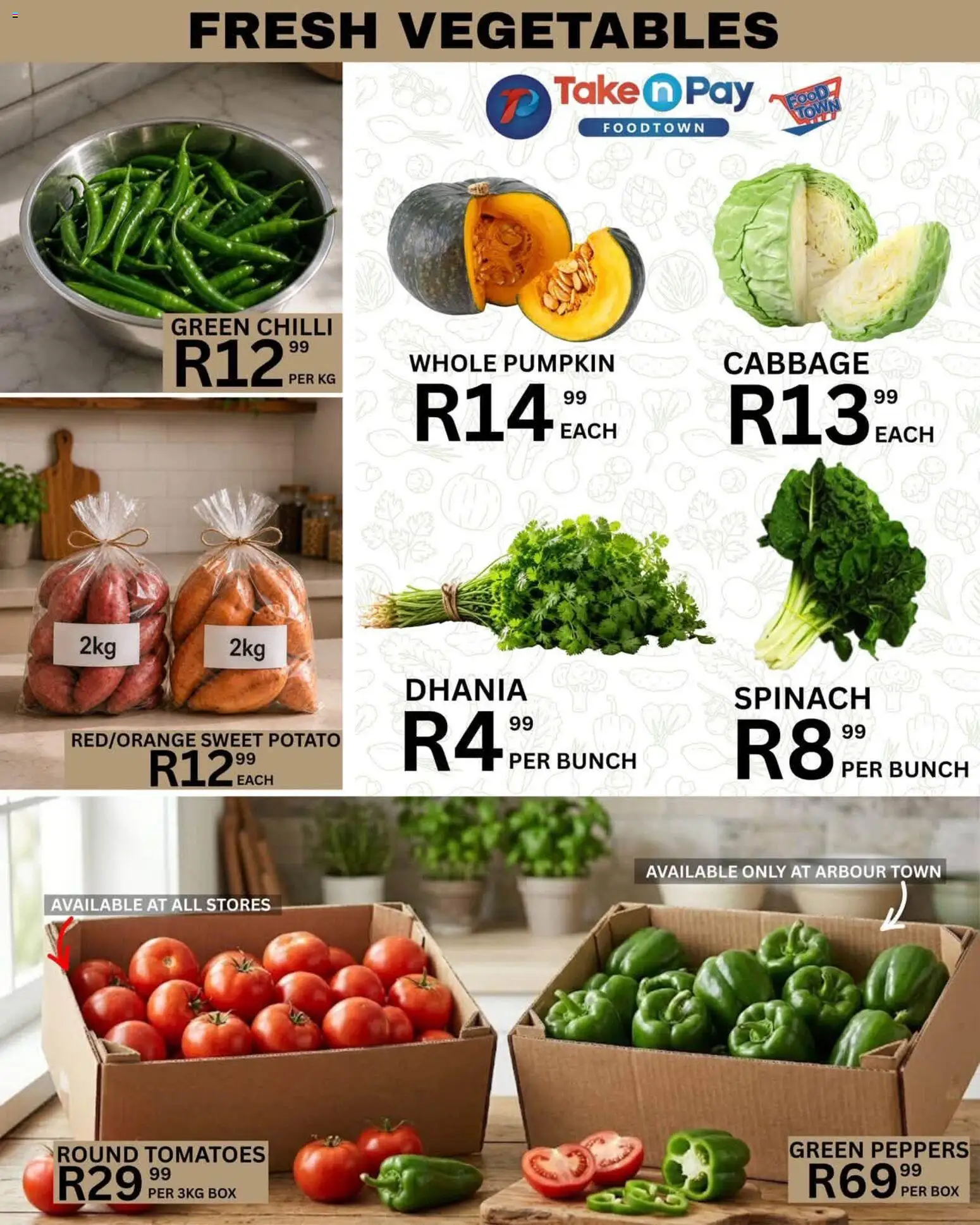 New Take n Pay catalogue – valid from 04/08/2026 | Page: 8 | Products: Box, Tomatoes, Vegetables, Chilli