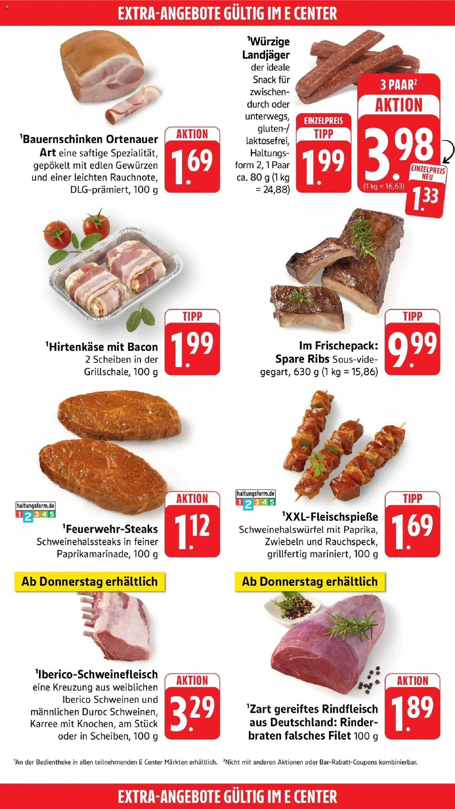 Edeka Prospekt Schorndorf – gültig ab 06.07.2026 | Seite: 43 | Produkte: Spare ribs, Zwiebeln, Rindfleisch