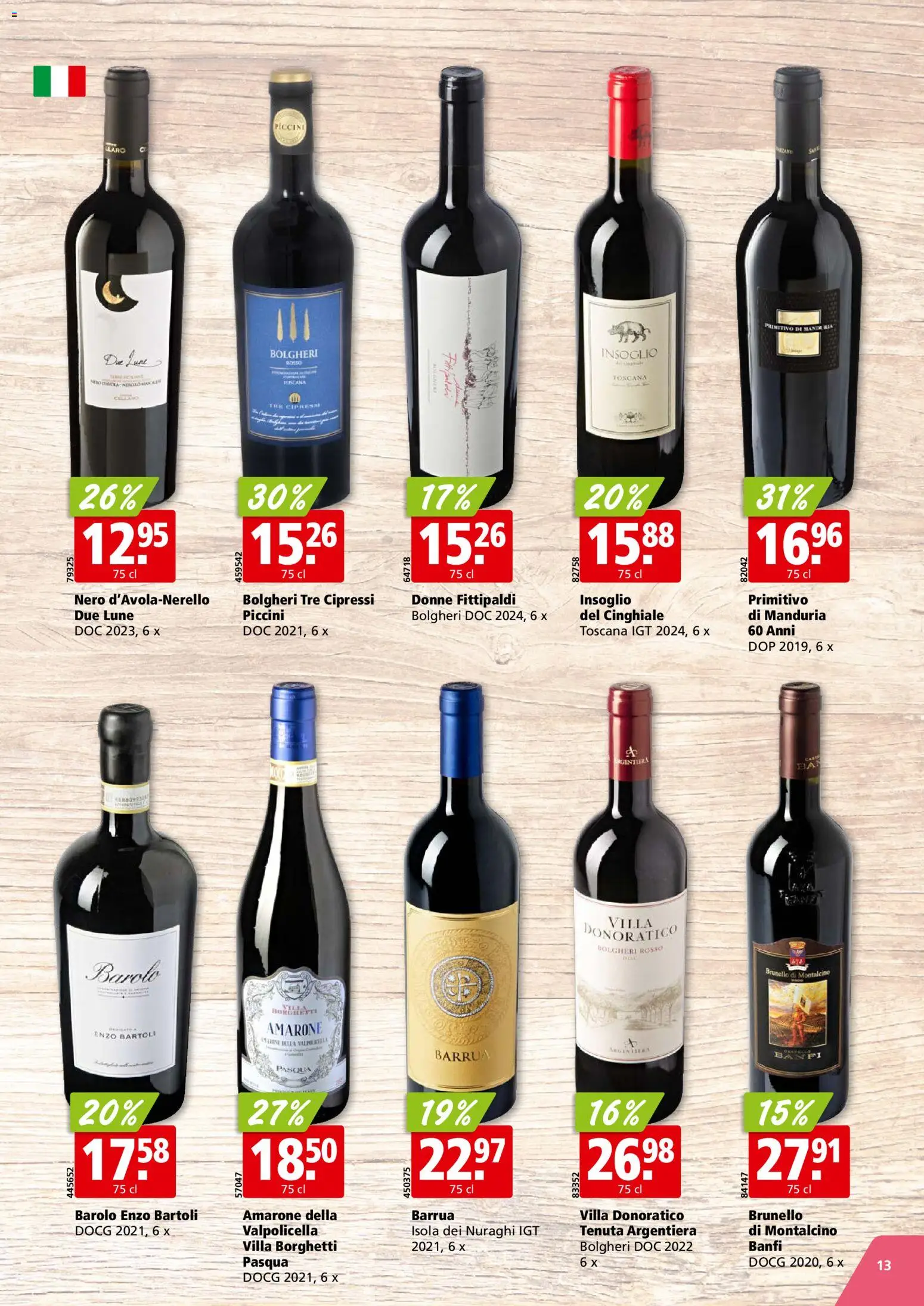 Aligro aktionen Weinfestival Schlieren, Gossau SG, Frauenfeld, Rapperswil-Jona, Sargans, Bern – gültig ab 25.05.2026 | Seite: 13