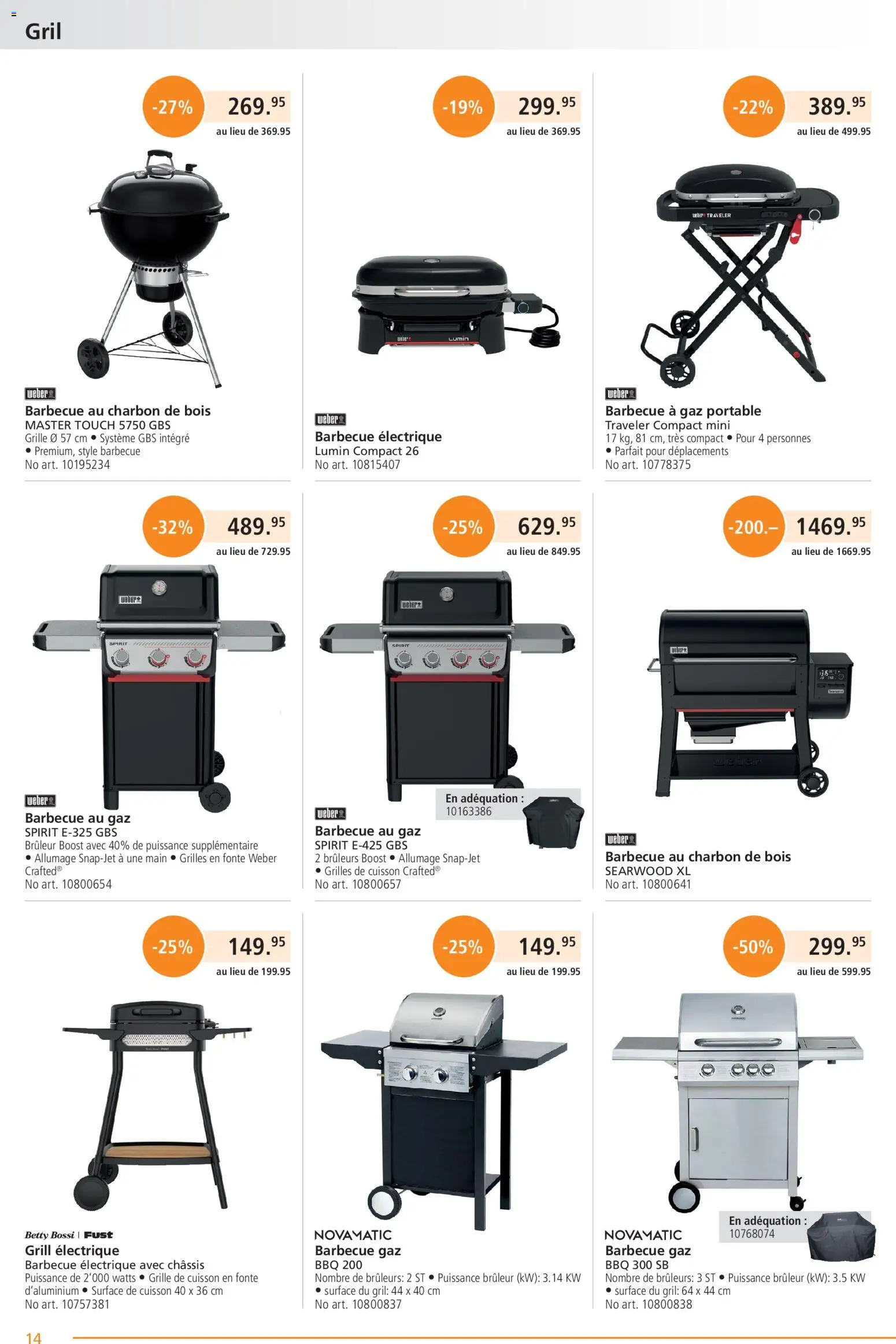 Fust aktionen FR – gültig ab 01.05.2026 | Seite: 14 | Produkte: Grill