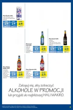 Pogląd oferty "Makro gazetka - Kupujesz więcej płacisz mniej" - ważna od 04.08.2026 | Strona: 9 | Produkty: Cytryna, Warka, Piwo Warka, Piwo