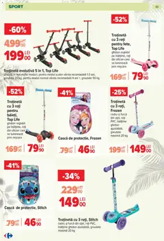 Ofertele Carrefour valabile de la 11.03.2026 | Pagină: 53 | Produse: Top, Trotinetă