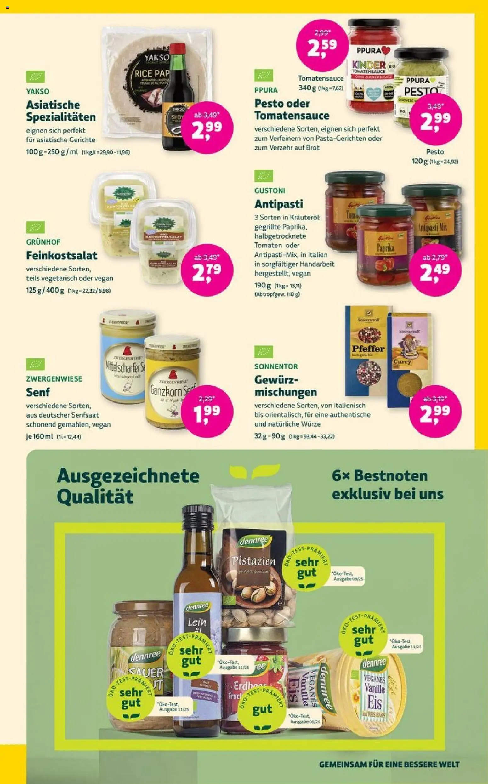 BioMarkt Prospekt – gültig ab 01.07.2026 | Seite: 9 | Produkte: Tomaten, Pistazien, Pfeffer, Brot