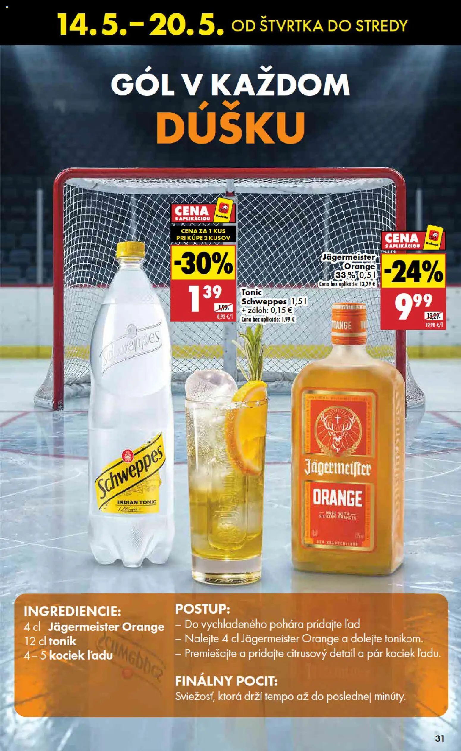 Nové Biedronka akcie – leták je platný od 14.05.2026 | Strana: 31 | Produkty: Jägermeister