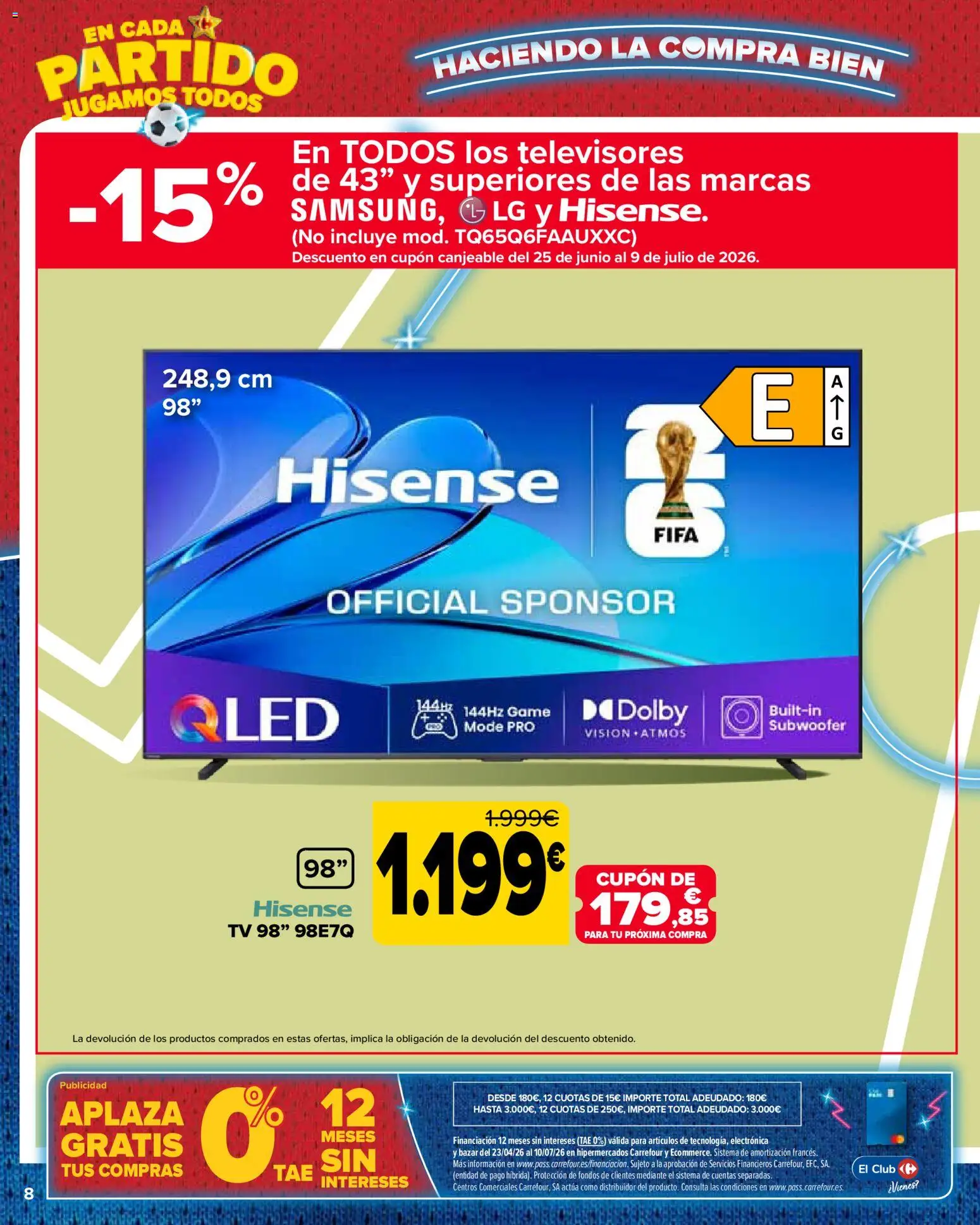 Carrefour La Fiesta del Futbol │ válido desde el 11.06.2026 | Página: 8