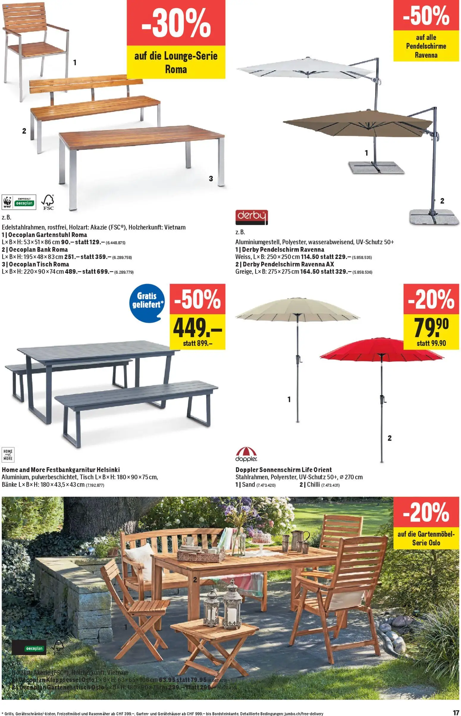 Jumbo aktionen – gültig ab 09.04.2026 | Seite: 17 | Produkte: Tisch, Gartenmöbel