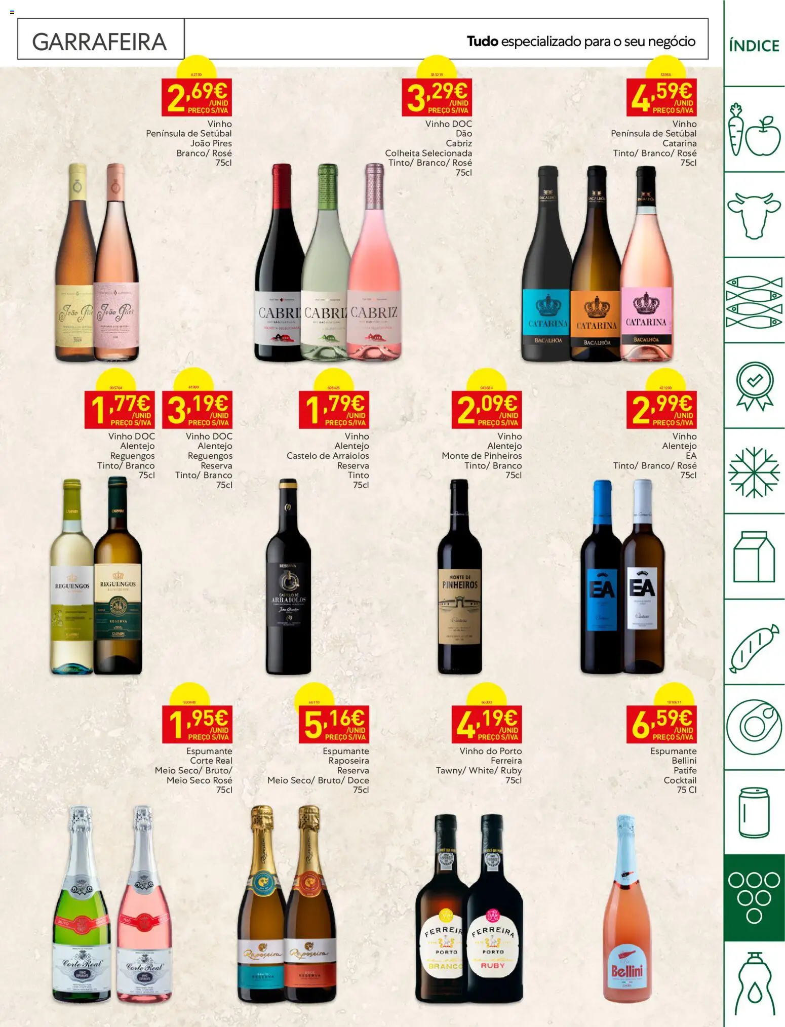 Recheio Horeca │ válido de 11/08/2026 | Página: 23 | Produtos: Espumante, Vinho do Porto, Vinho