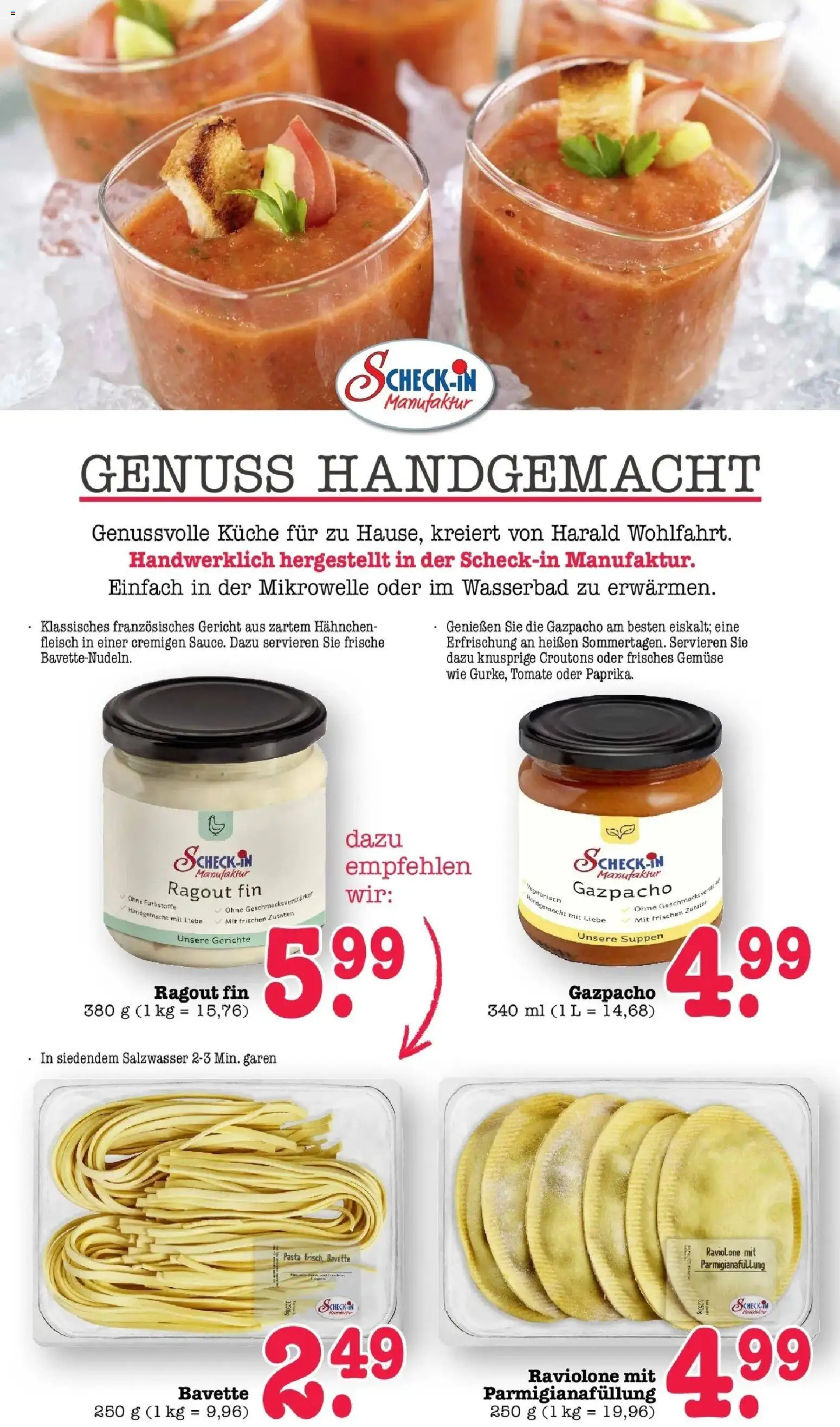 Edeka prospekt Bühlertal – gültig ab 22.06.2026 | Seite: 24 | Produkte: Küche, Gemüse, Pasta, Fleisch