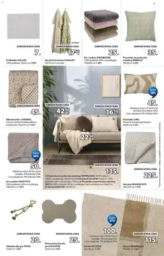 Pogląd oferty "Zabawka dla psa TOPAS, 11x40 cm 1 SZT." - ważna od 23.09.2026 | Strona: 9 | Produkty: Poduszka, Koc, Dywan, Ręcznik kuchenny