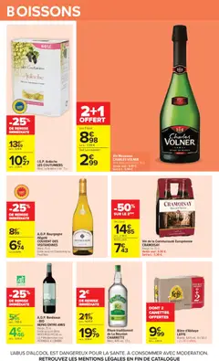 Carrefour - Prévisualisation de Vin de la Communauté Européenne CRAMOISAY, Rouge, 4 x 75 cl. valide à partir de 22/09/2026 | Page: 54