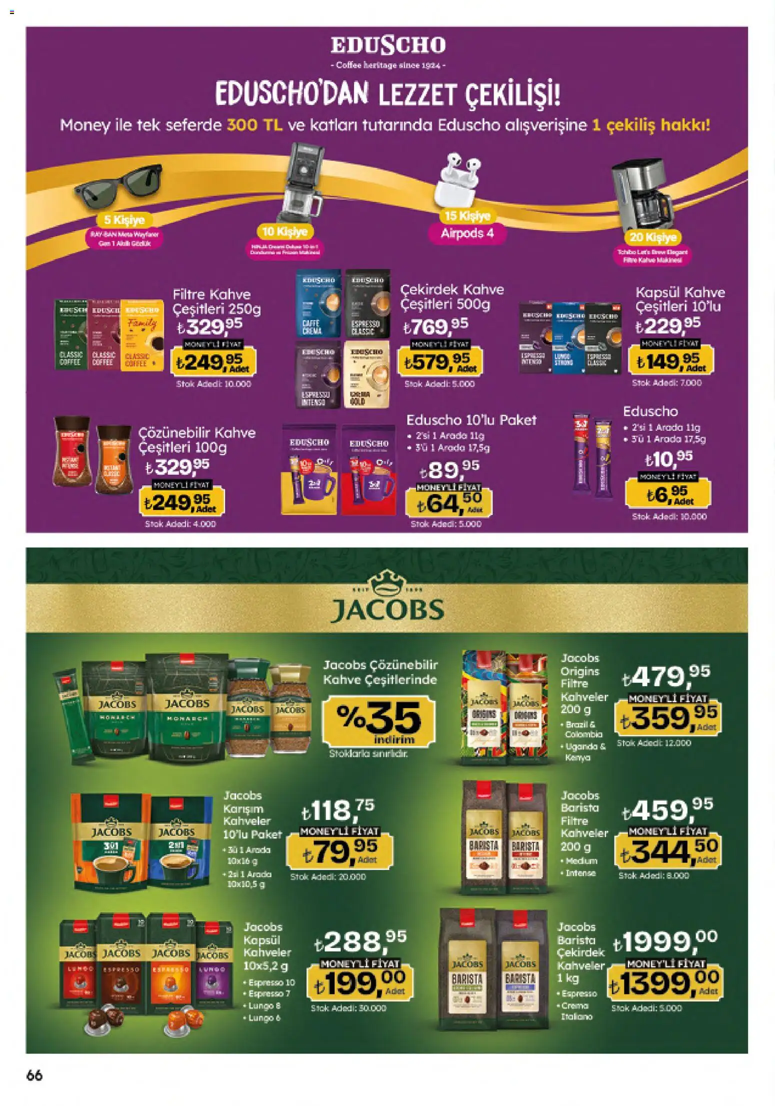 Migros Katalog - 5M Migroskop Dijital - 23 Temmuz 2026 tarihinden itibaren geçerlidir | Sayfa: 66 | Ürünler: Kahve