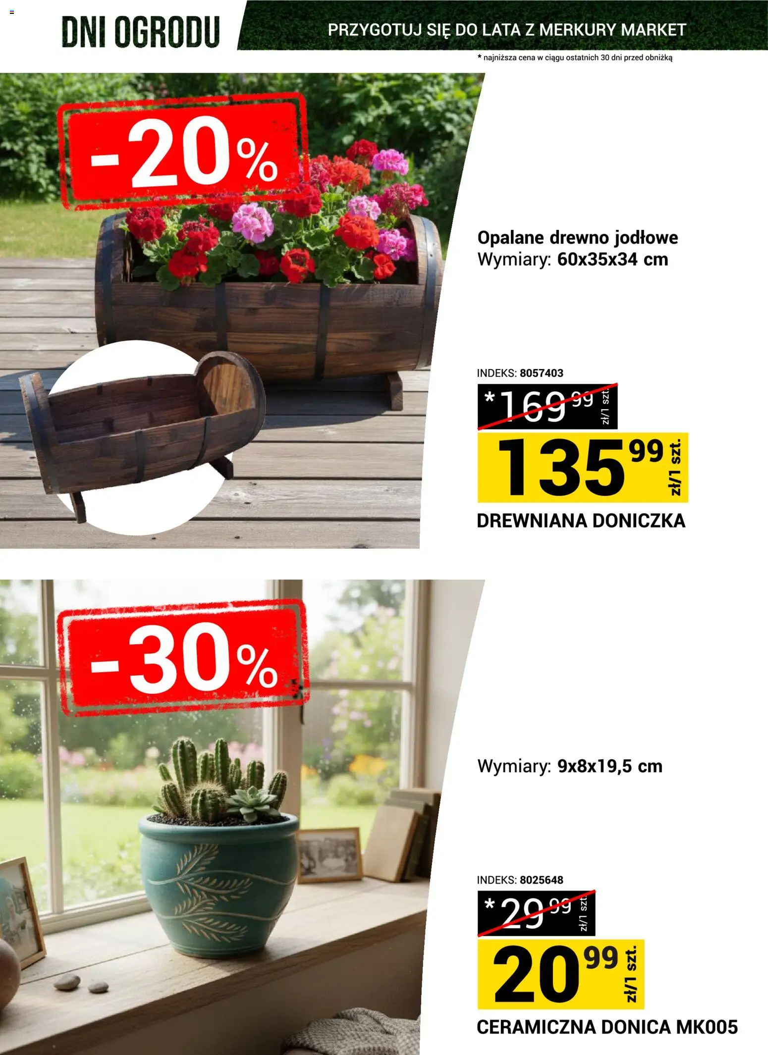Merkury Market gazetka - Przygotuj się do lata od 23.05.2026 | Strona: 6 | Produkty: Doniczka