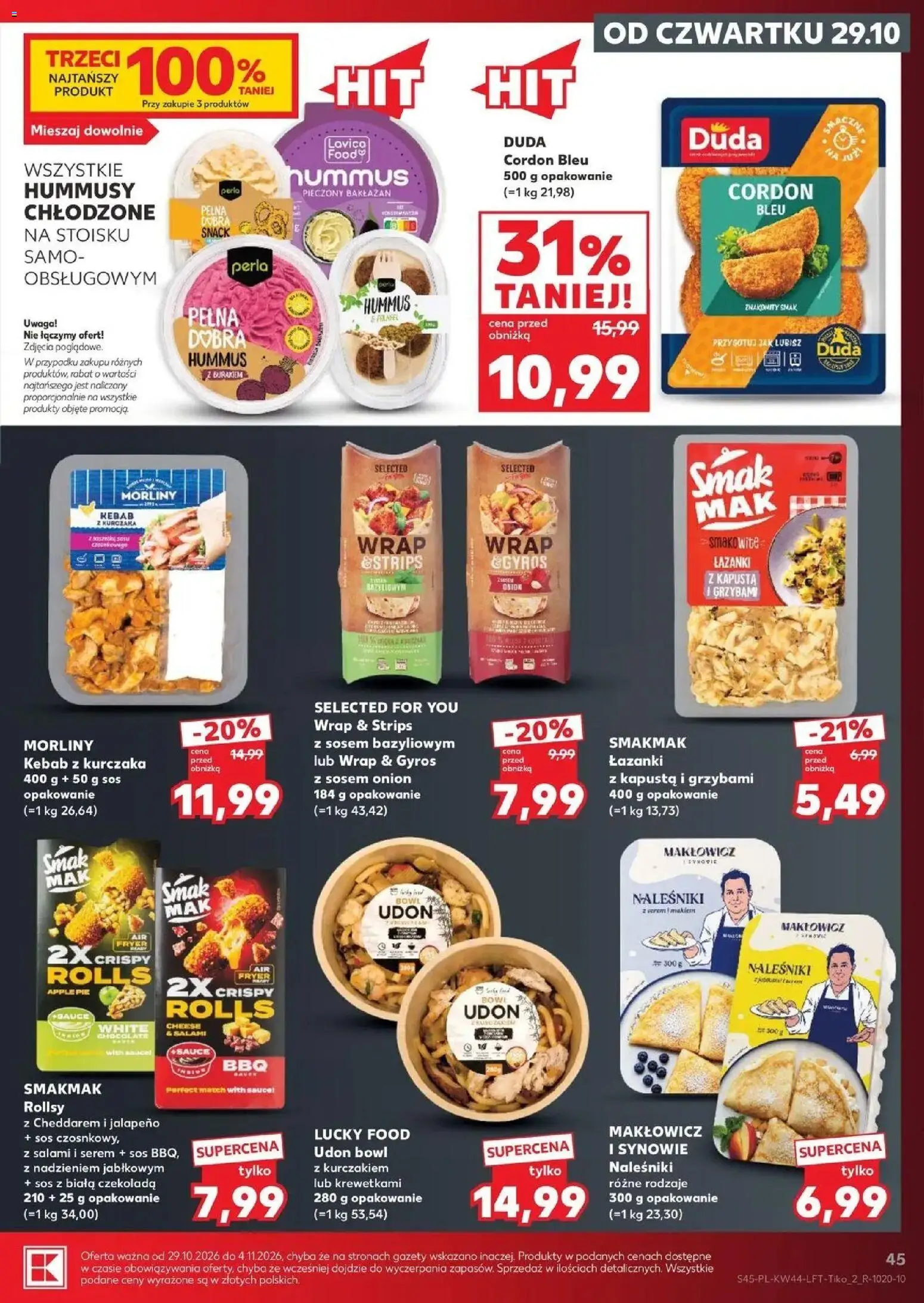 Kaufland aktualna gazetka od 29.10.2026 - od jutra PDF | Strona: 45