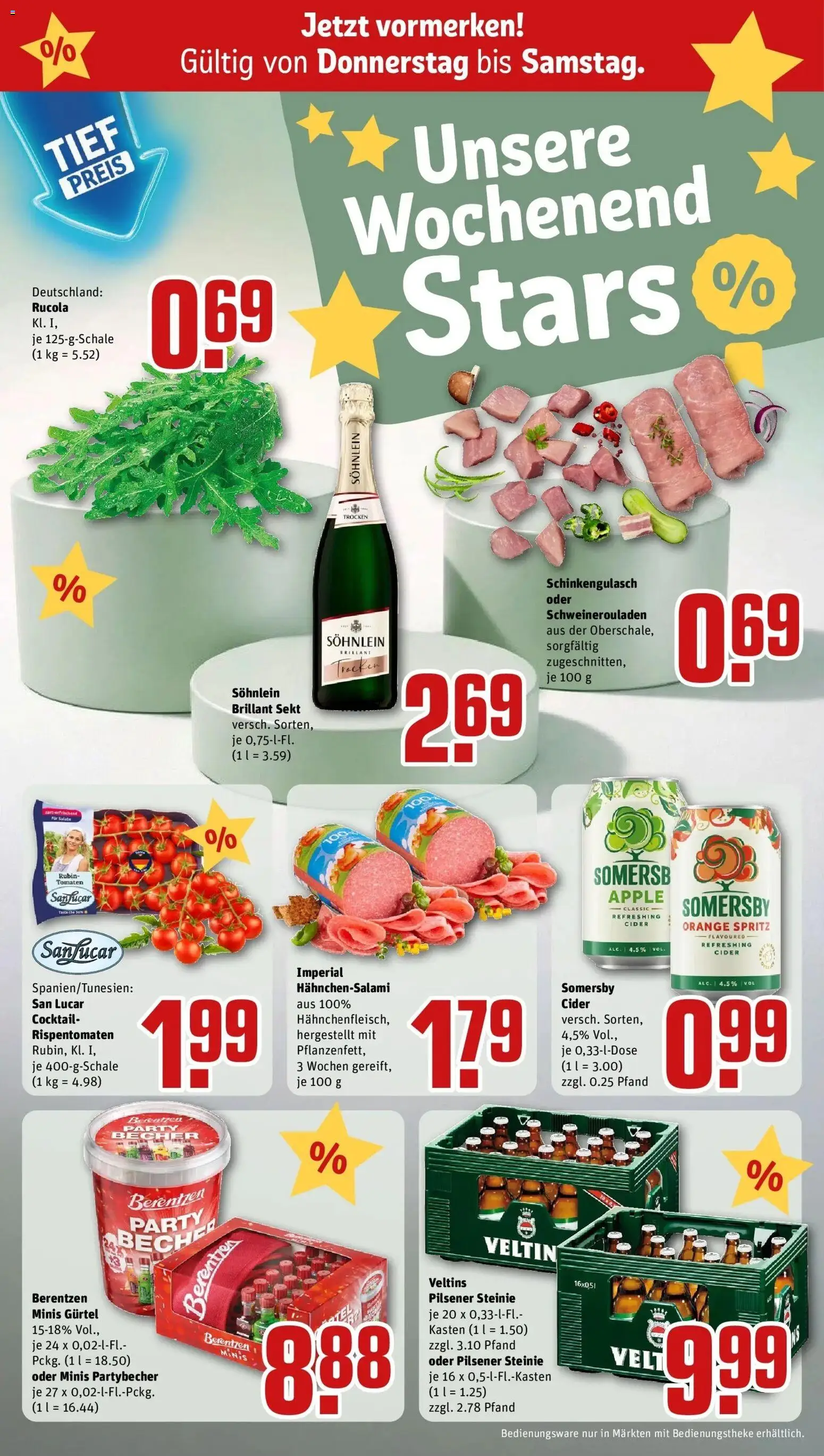 REWE Prospekt ab 12.10.2026 zum Blättern » Angebote | Seite: 28 | Produkte: Tomaten, Apple, Gürtel, Berentzen