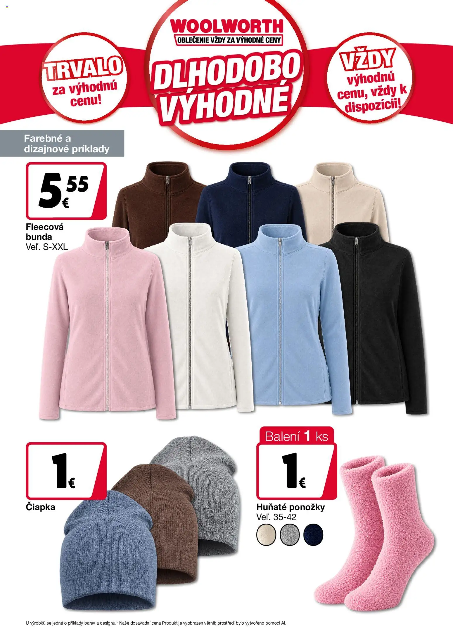 Nové Woolworth akcie – leták je platný od 09.10.2026 | Strana: 11 | Produkty: Bunda, Ponožky, Čiapka