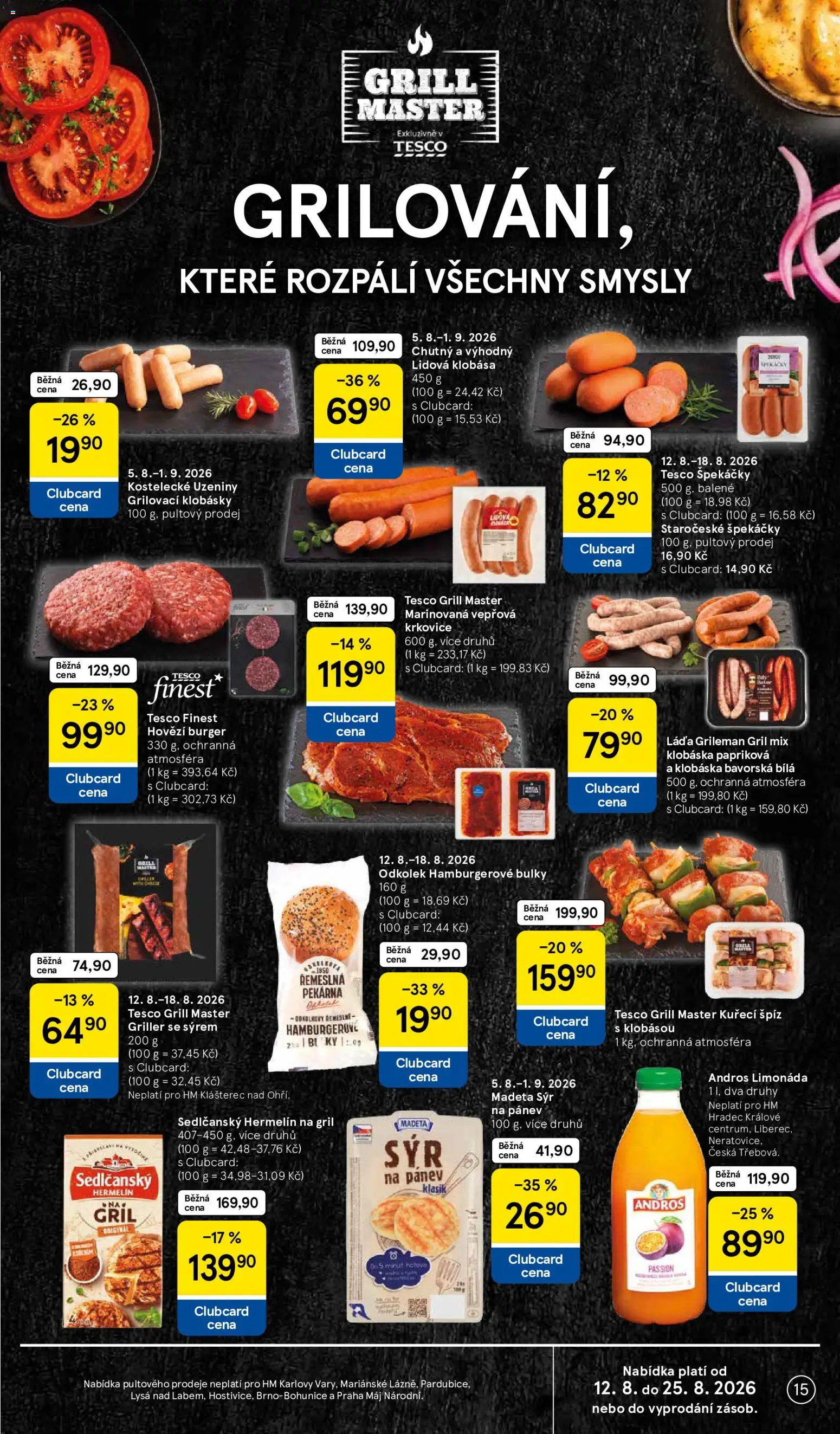 Tesco leták - Hypermarket od 12.08.2026 | Strana: 15