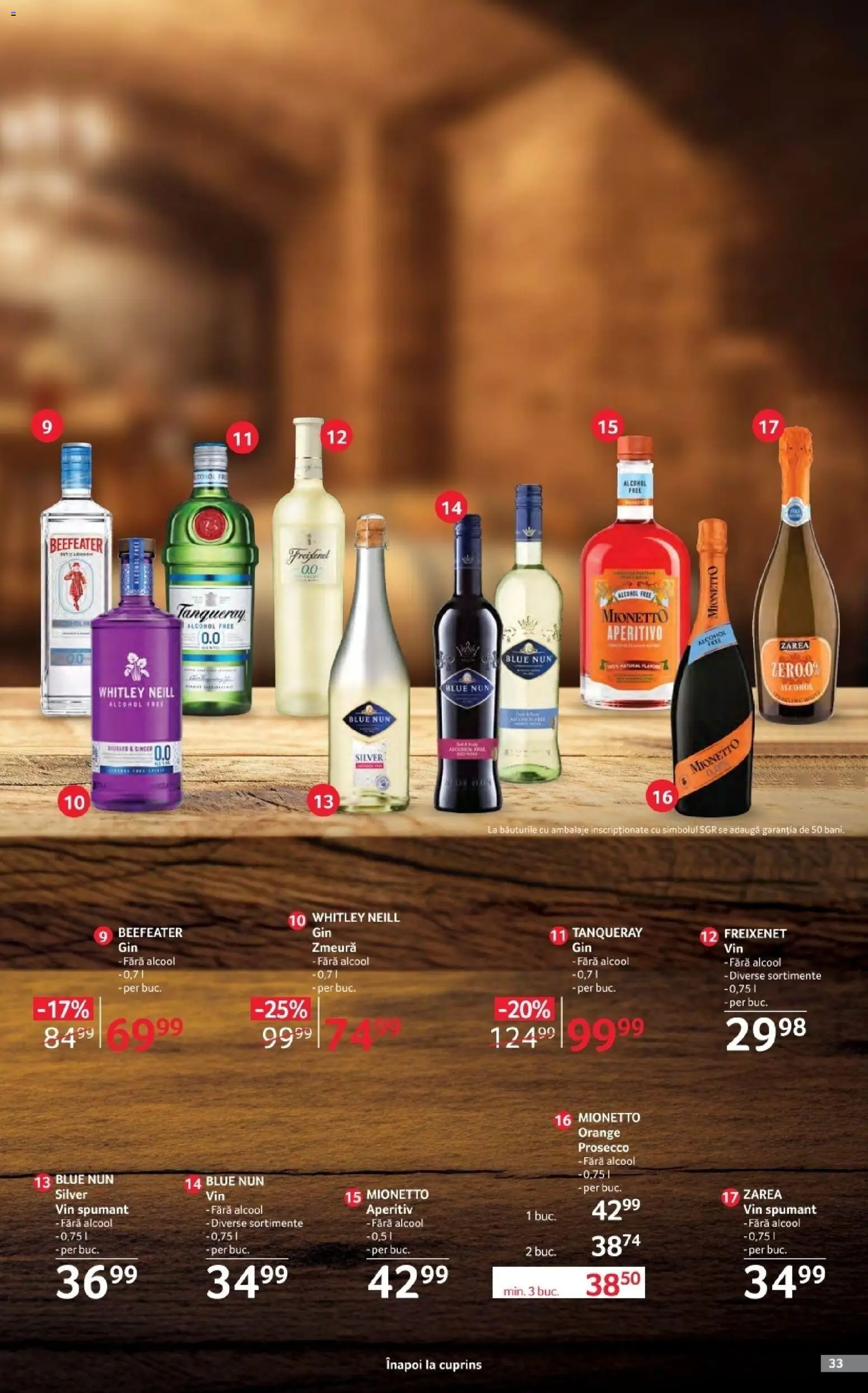 Noul catalog Selgros – valabil de la 17.04.2026 | Pagină: 33 | Produse: Zmeură, Prosecco, Vin